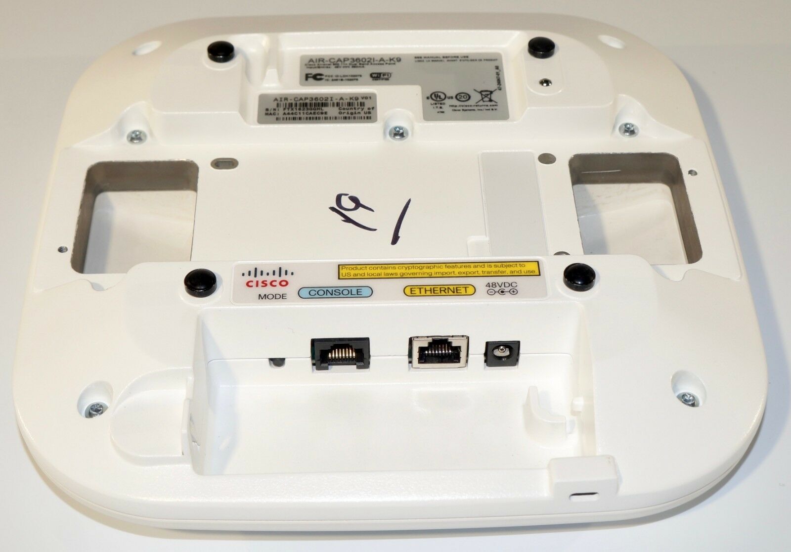 Cisco 3600 Series 802.11n Wireless Access Point AIRCAP3602IA