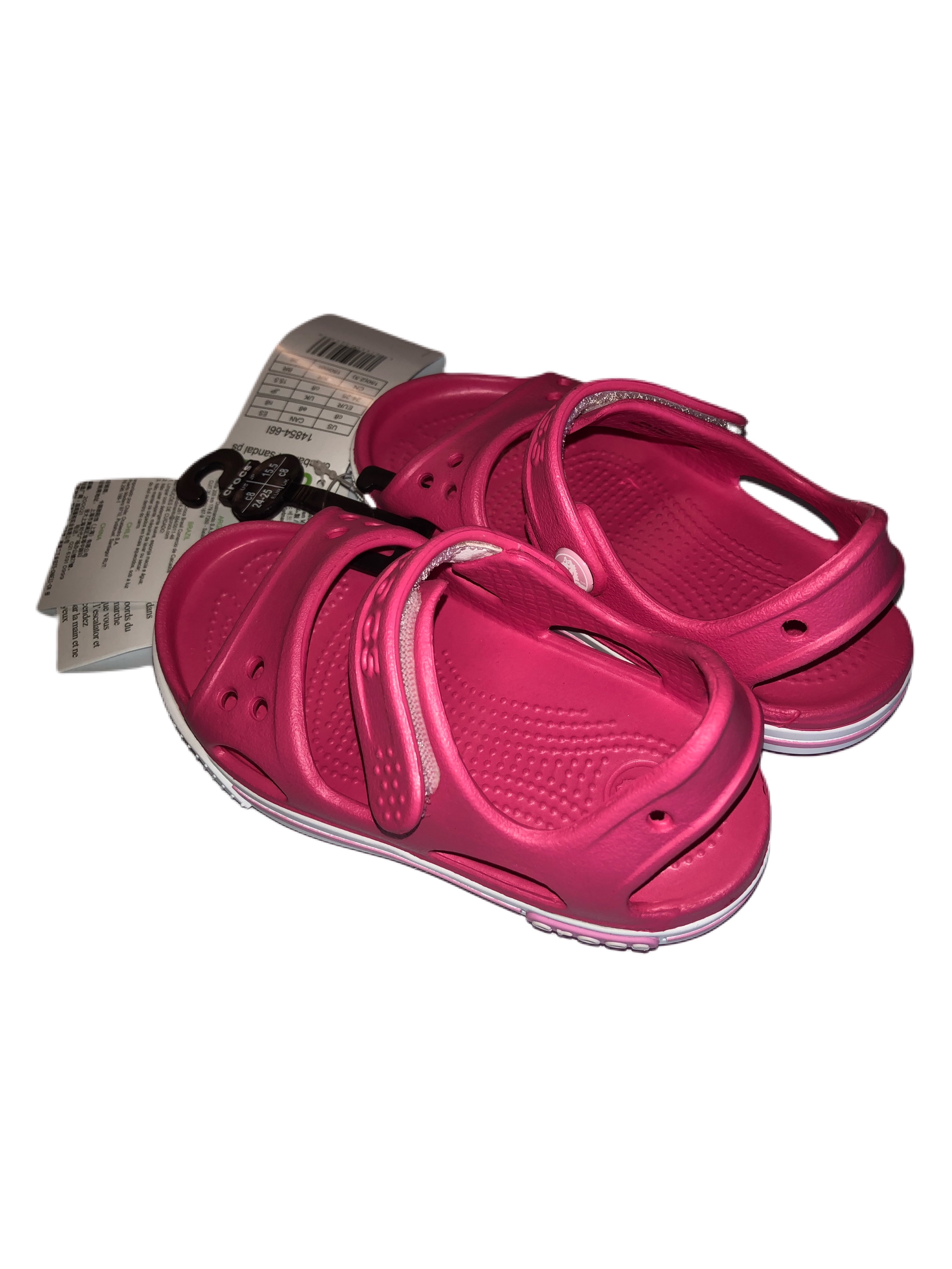 Crocband ii Sandal Childs Size C6 Girls in Paradise Pink Crocband ii Sandal Childs Size C6 Girls in Paradise Pink