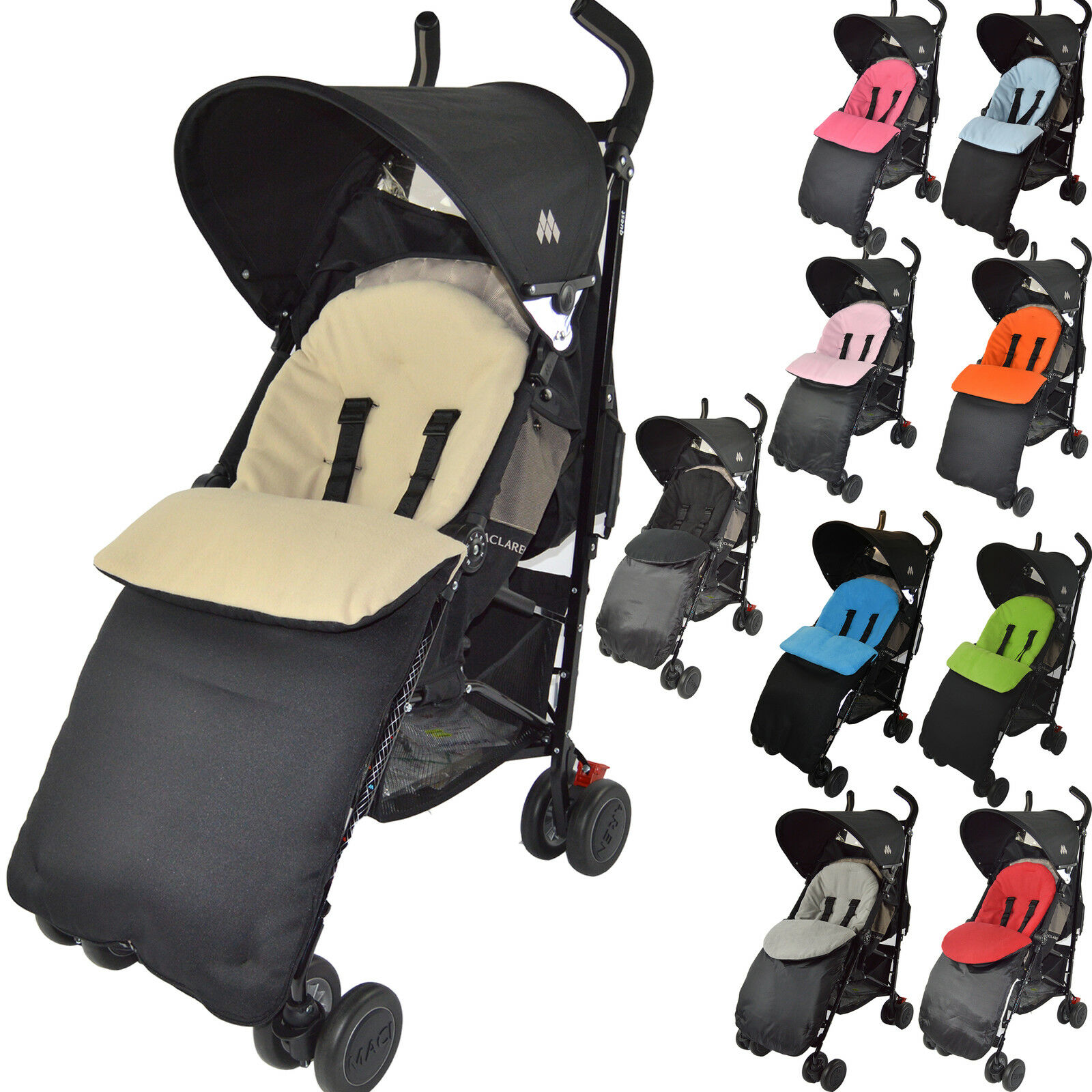 Manchon de pieds//cosy toes compatible avec baby jogger