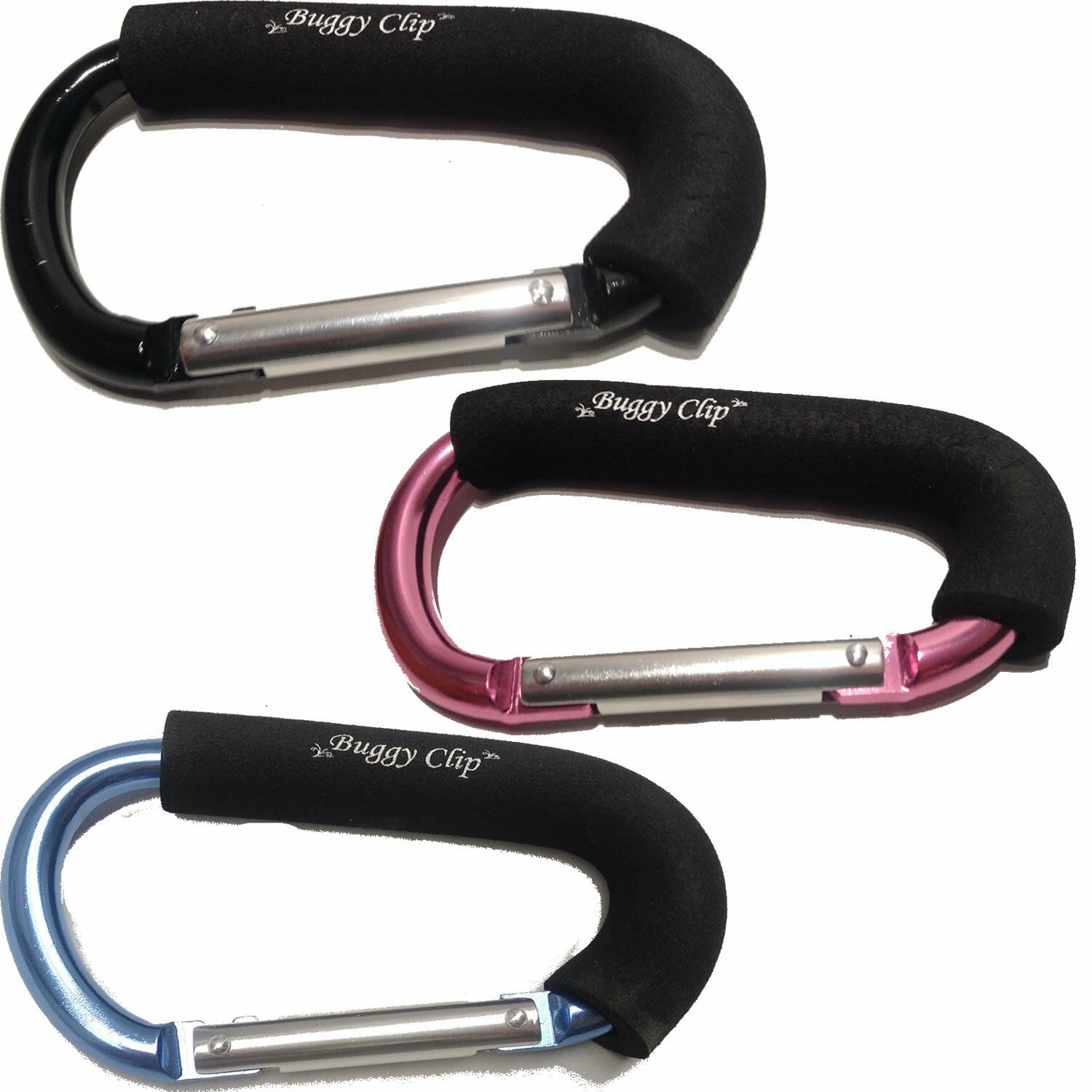 CHOICE OF MUMMY CLIP FITS PRAM//PUSHCHAIR//STROLLER//BUGGY BUGGY CLIP HOOK BAG NEW!