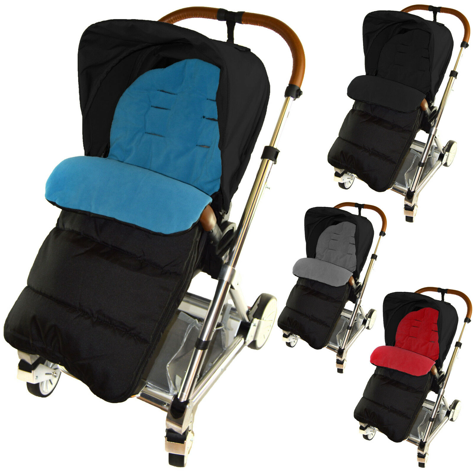 Bleu Vert Unique Garçons Filles Bébé Poussette Landau Poussette Poussette Inc Raincover