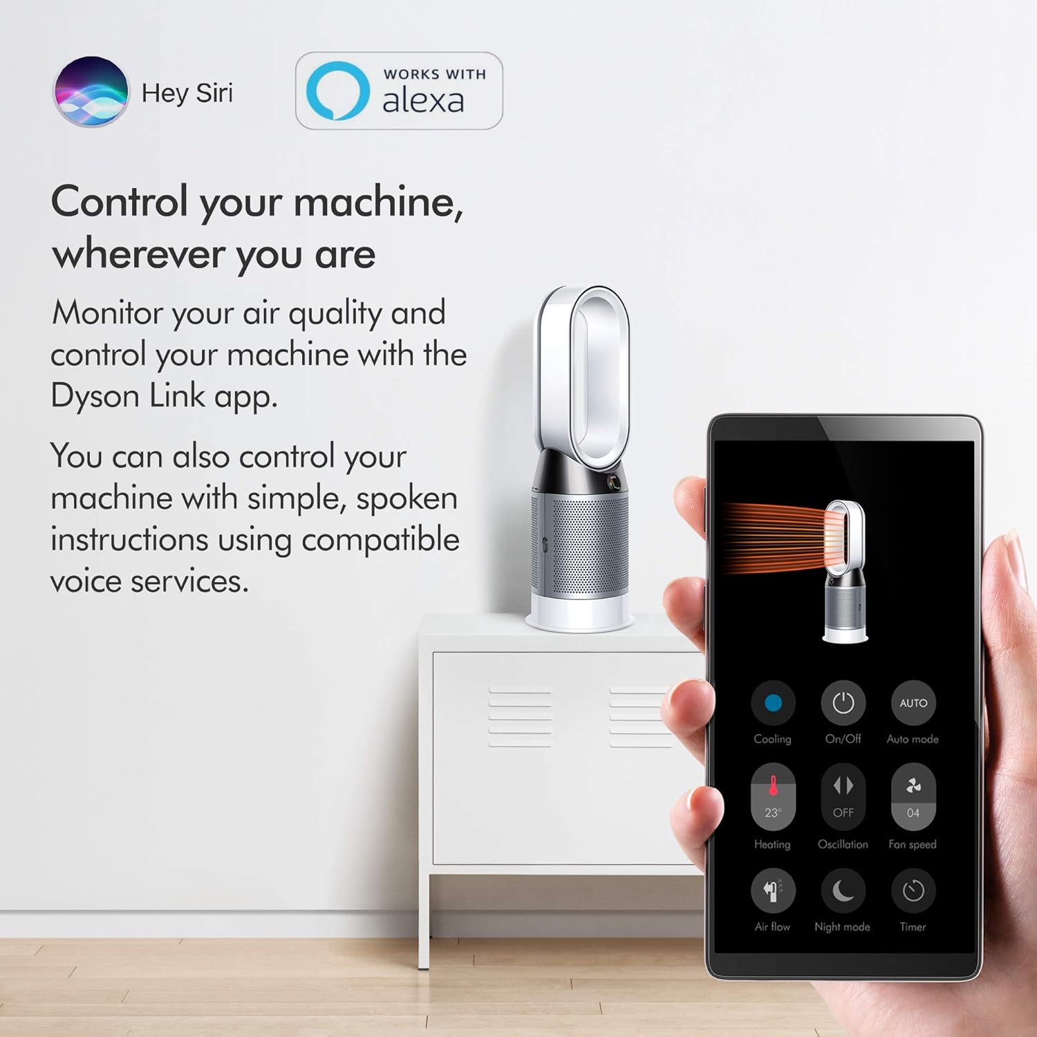 Dyson Purifier Hot+CoolTM Purifying Heating Fan HP4B | eBay