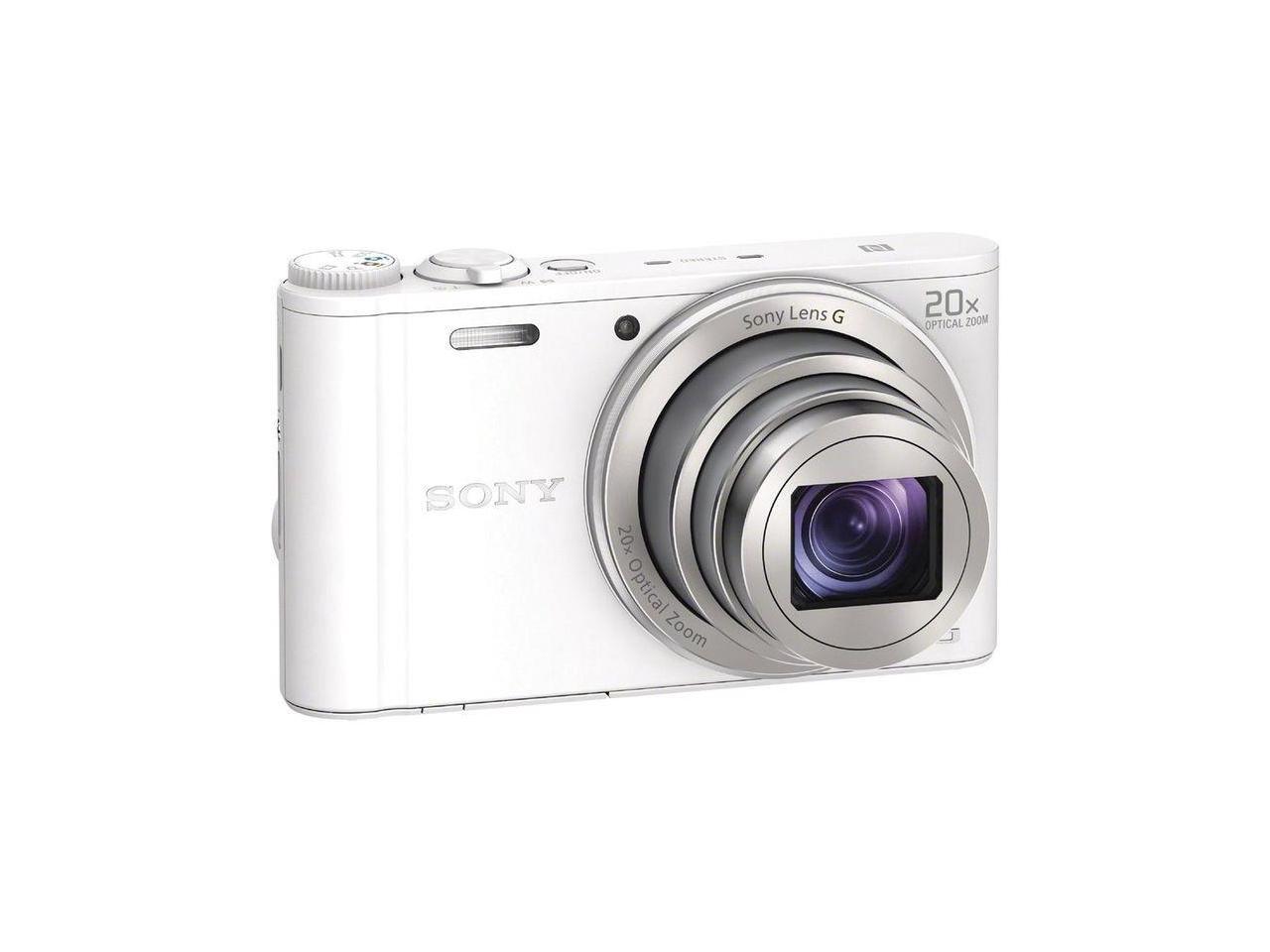 Sony CyberShot DSCWX350 Point & Shoot Digital Camera (White