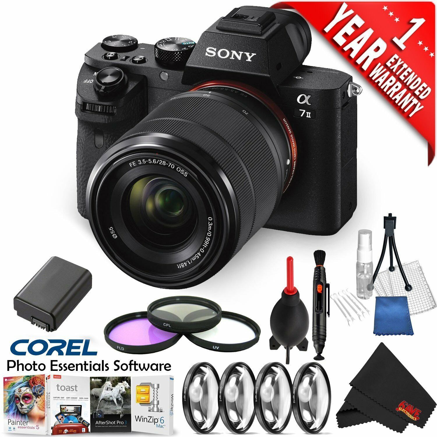 Sony ソニー α7II + FE 28-70mm F 3.5-5.6 Amazon.com : Sony Alpha a7II Mirrorless Digital Camera with
