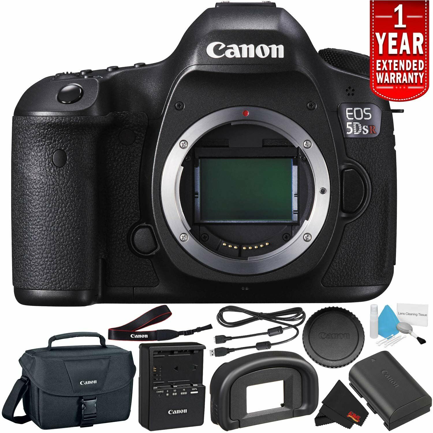 Canon EOS 5DS R Digital SLR Camera 0582C002 Starter Combo 05