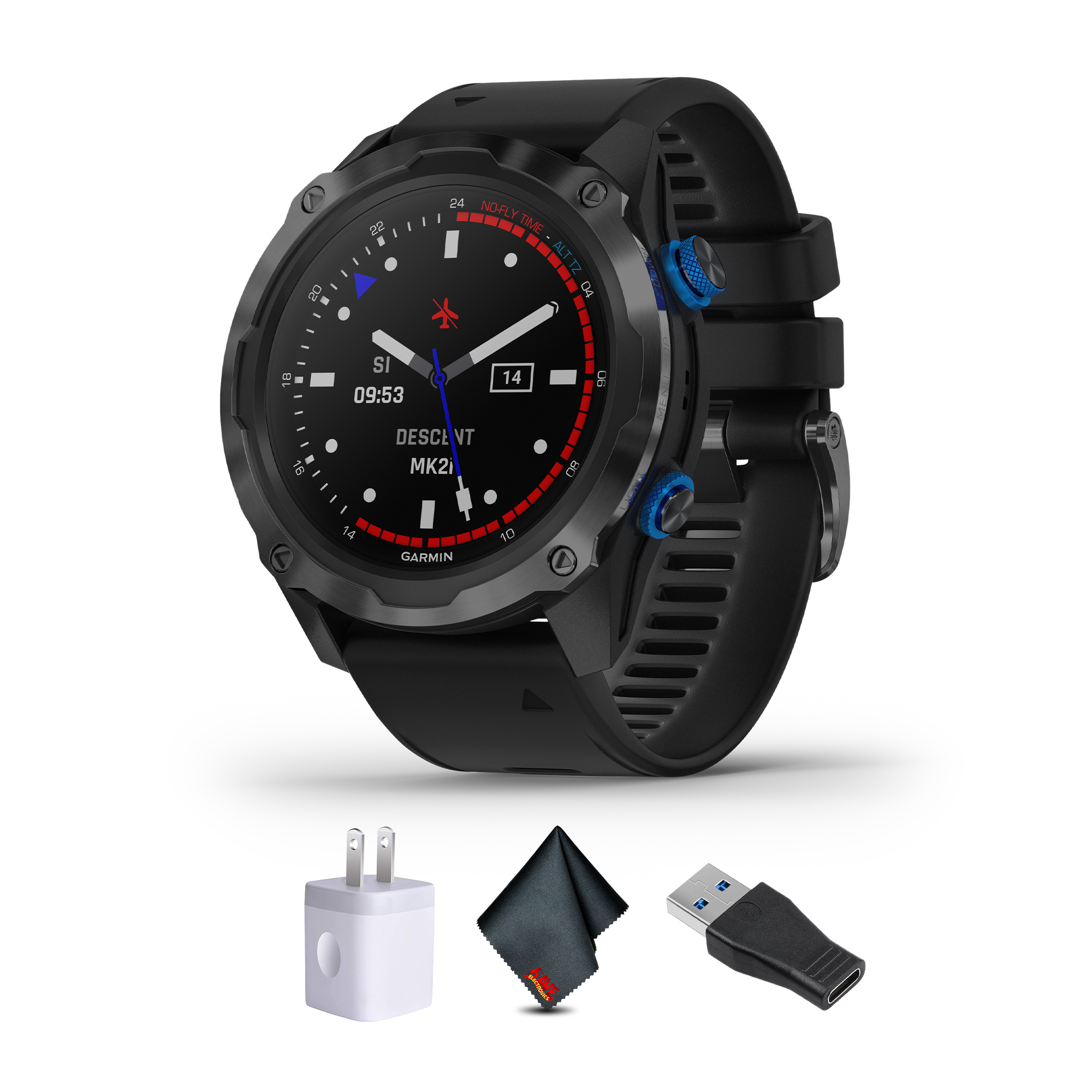 Garmin Descent Mk2i, Watch-Style Dive Computer with Air Integration, Multisport