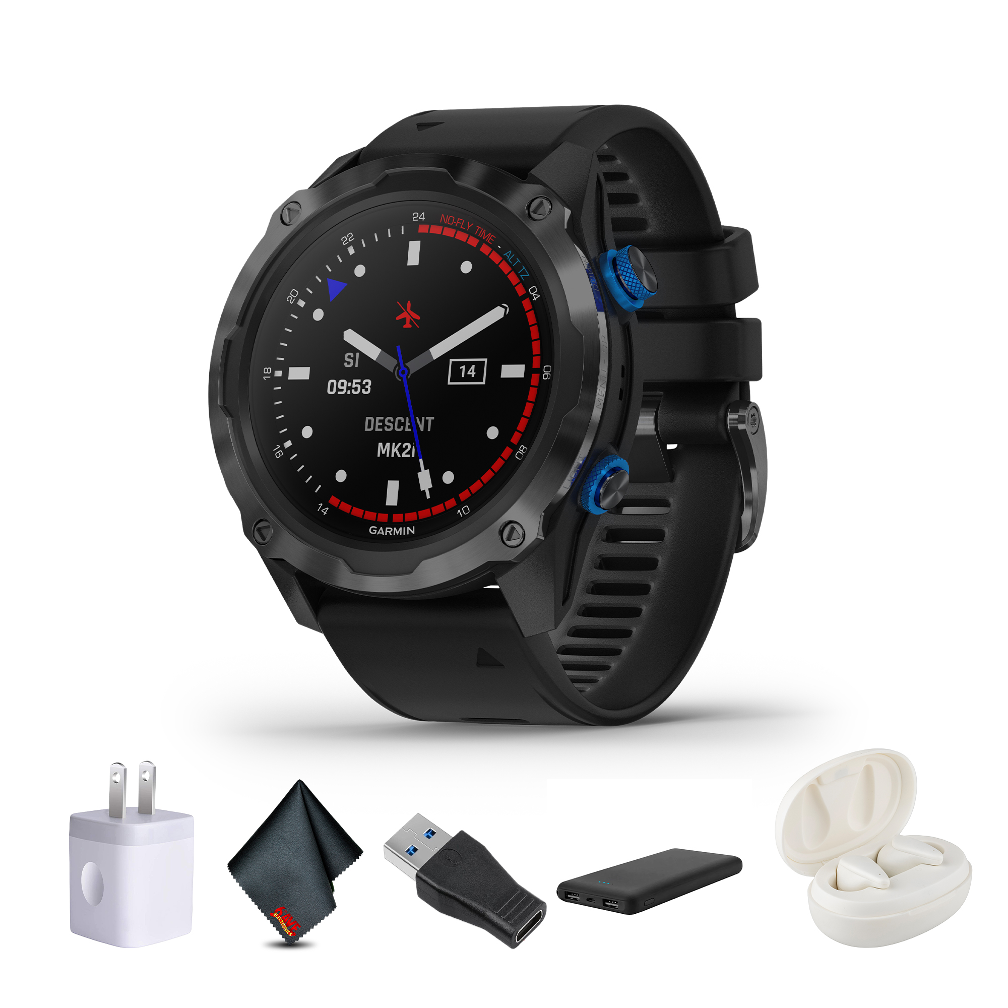 Garmin Descent Mk2i, Watch-Style Dive Computer with Air Integration, Multisport
