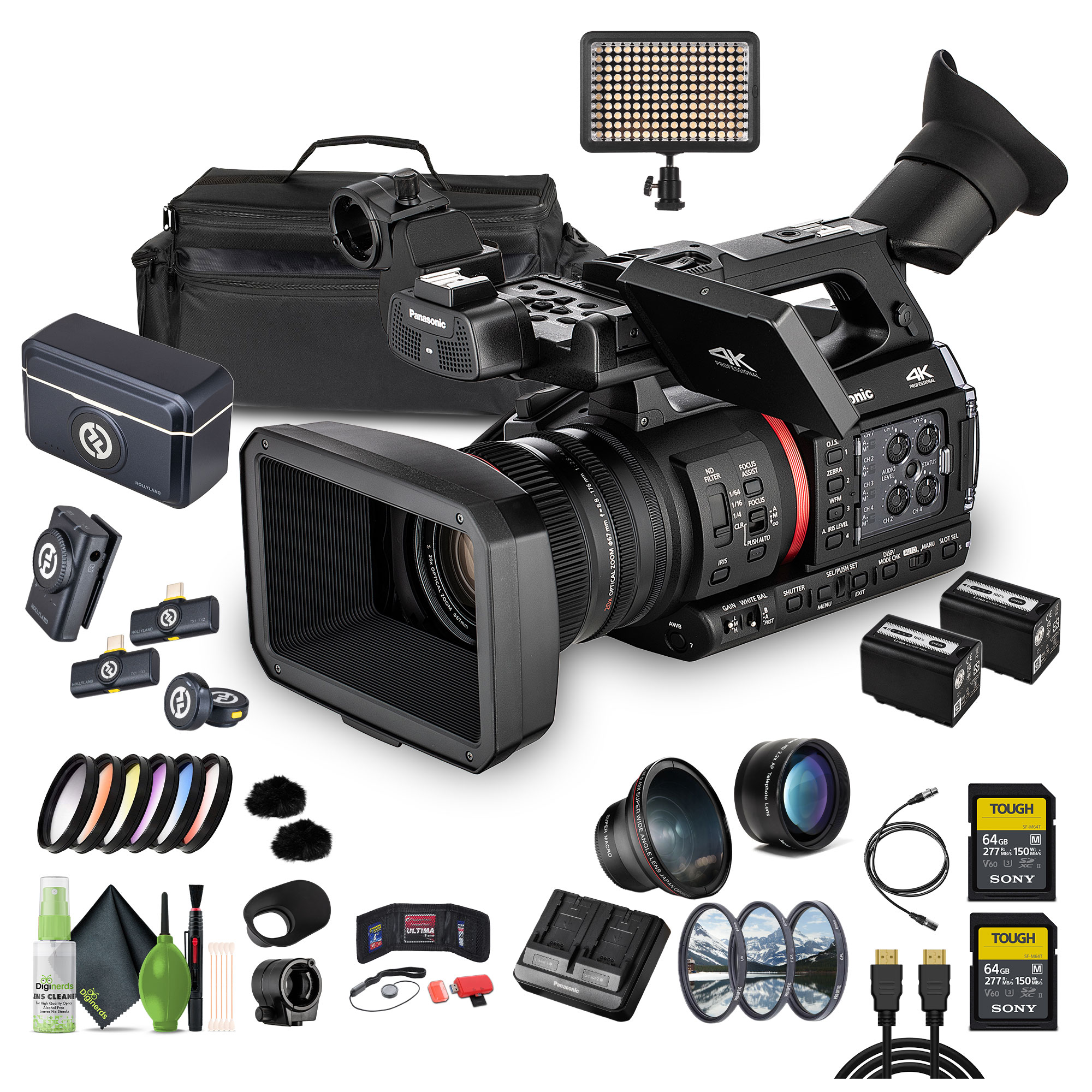 Panasonic AG-CX370 UHD 4K Pro Camcorder with NDI|HX2 and Auto