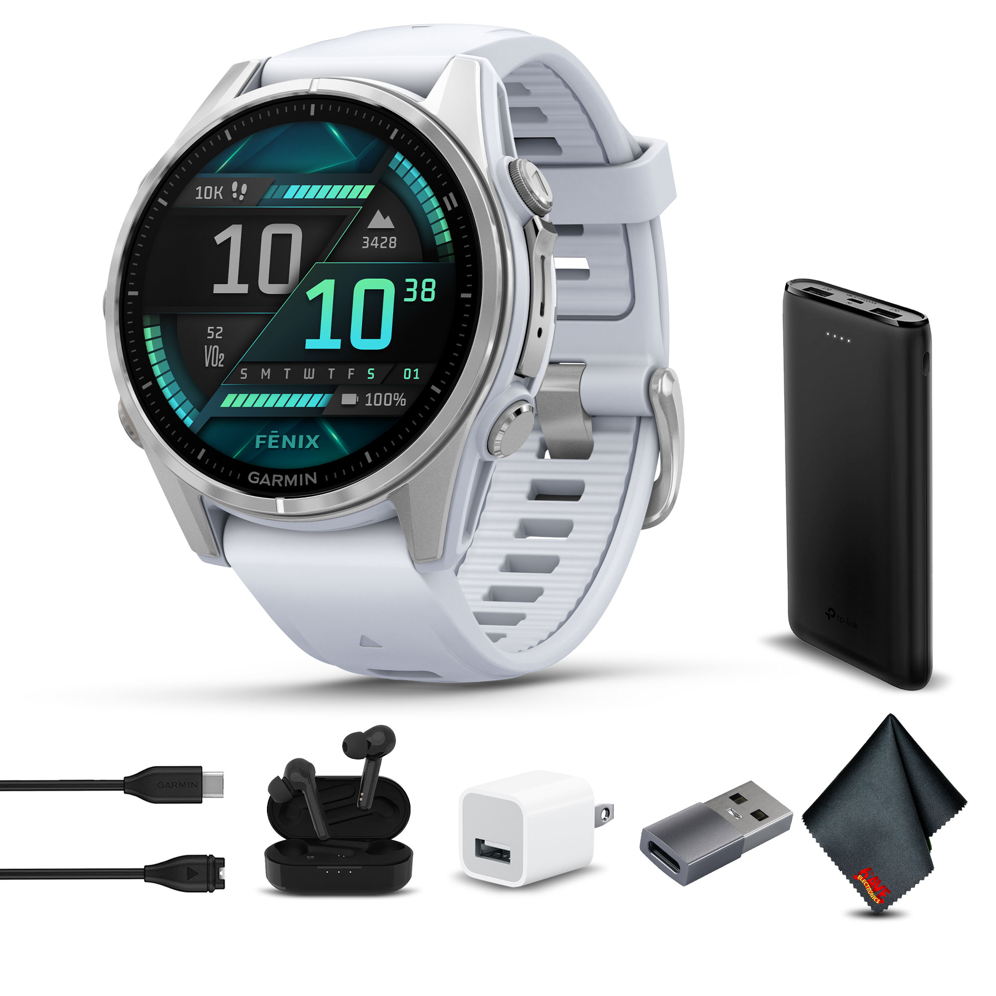 Garmin Fenix 8 43MM AMOLED Sapphire Multisport GPS