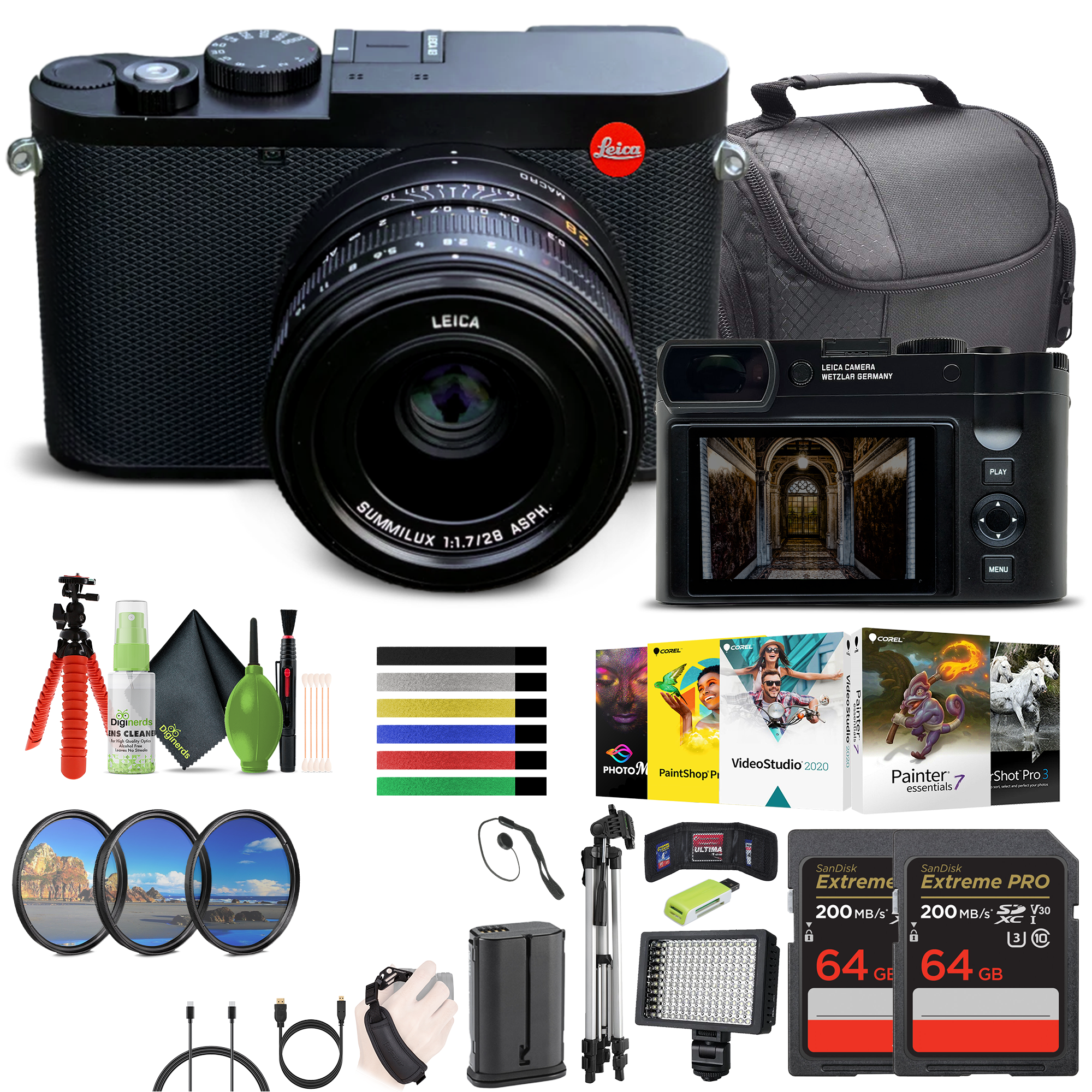 Leica Q3 Compact Digital Camera, 60MP Full-Frame BSI CMOS Sensor