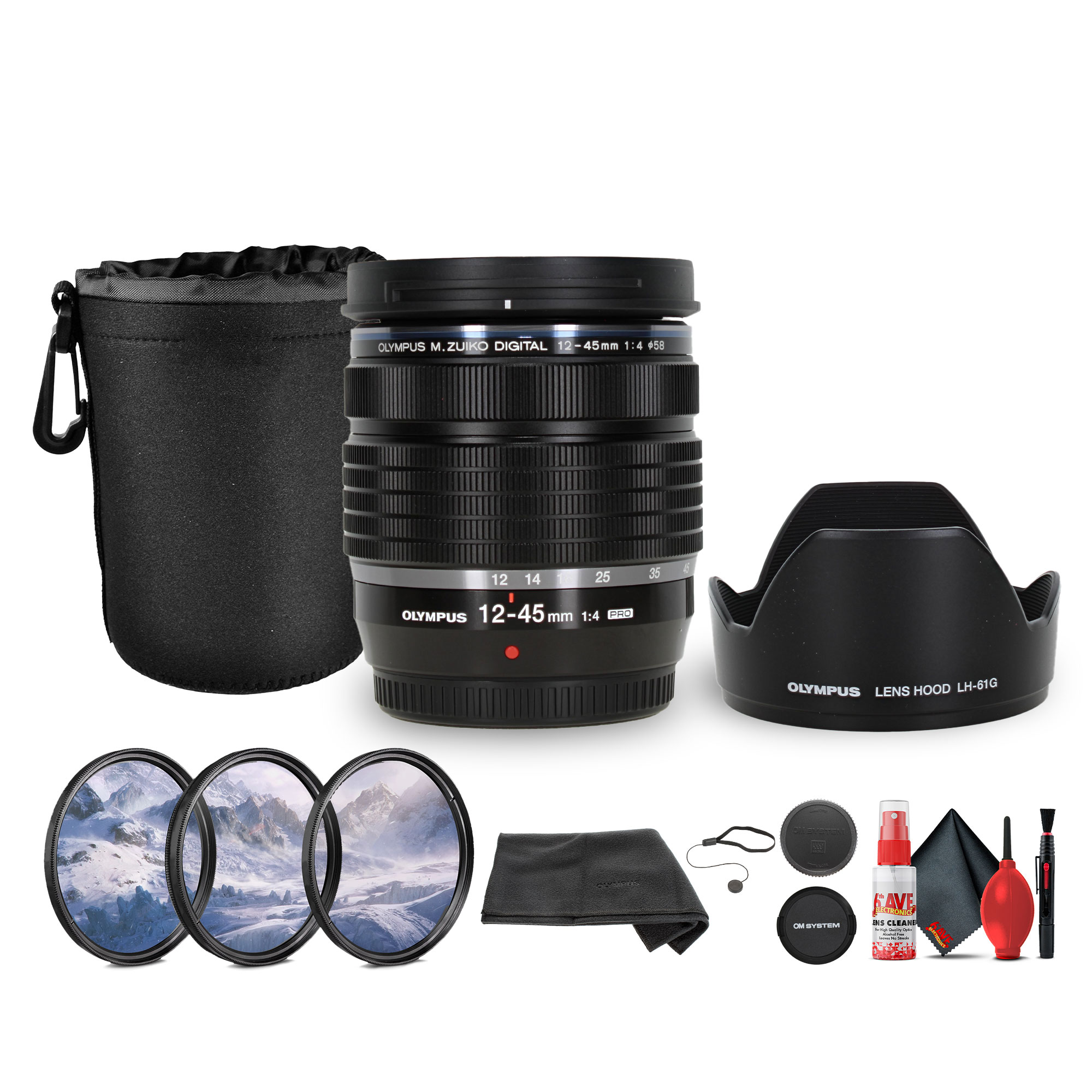 Olympus M.Zuiko Digital ED 12-45mm f/4 PRO Lens Bundle | eBay
