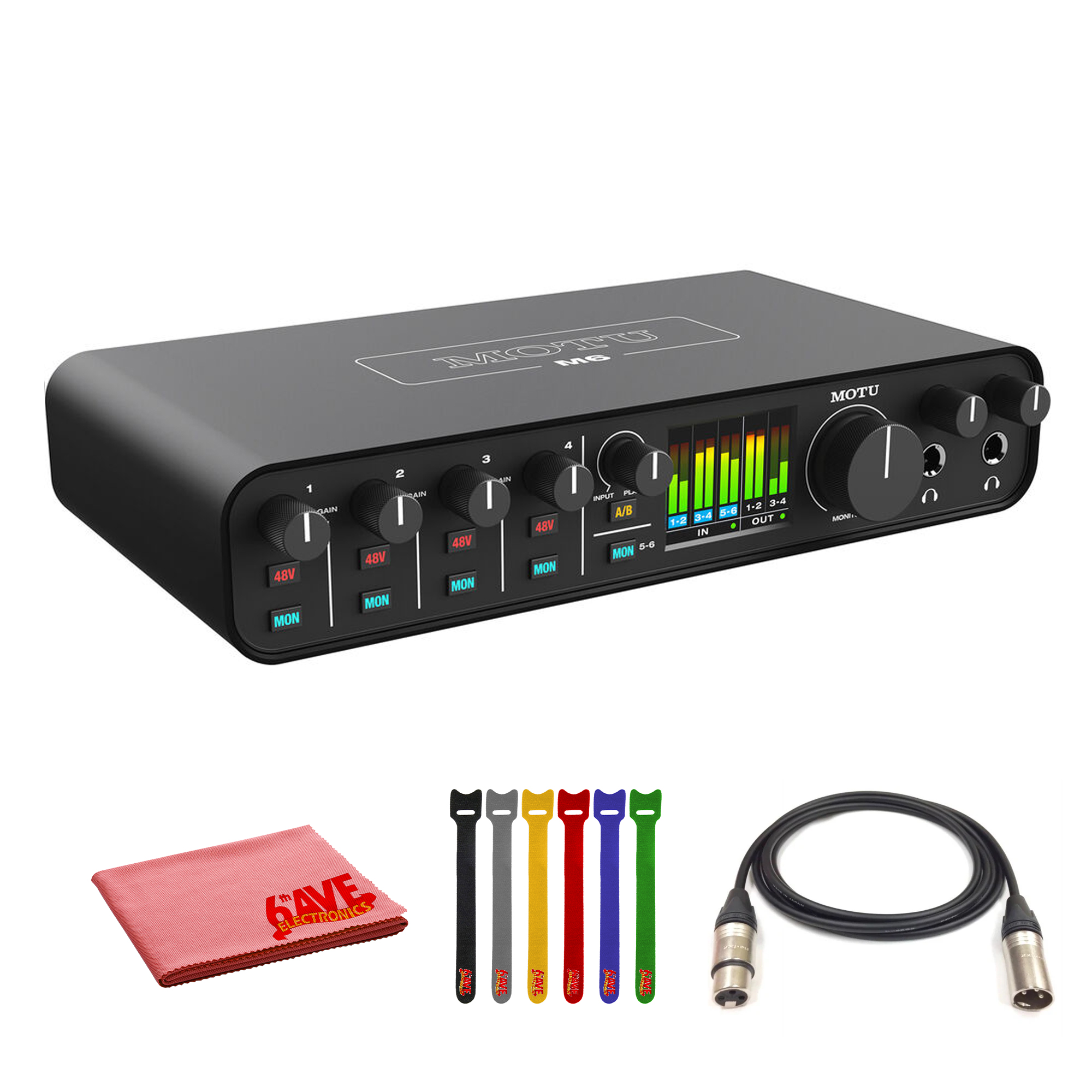 MOTU M6 USB-C Audio/MIDI Interface Bundle 839128006263| eBay