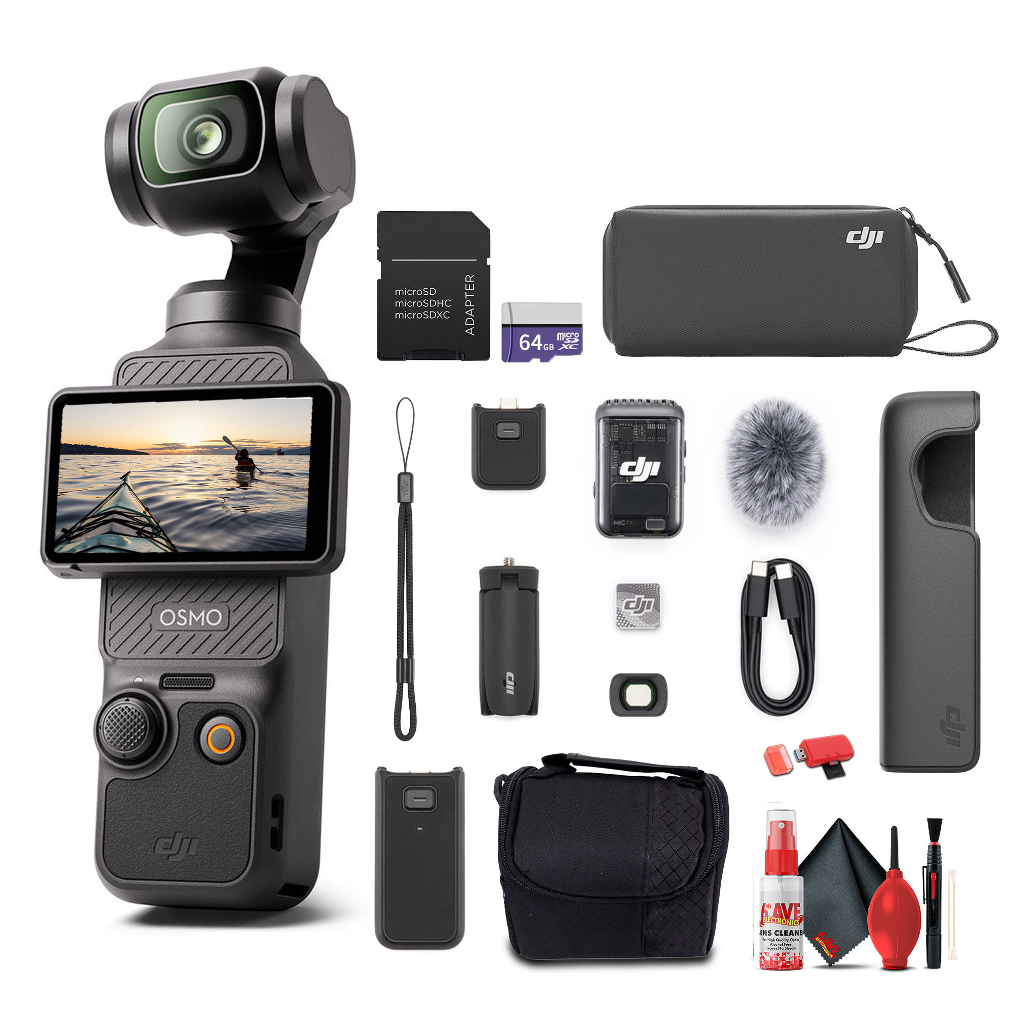 DJI Osmo Pocket 3 Creator Combo, Handheld Vlogging Camera and DJI