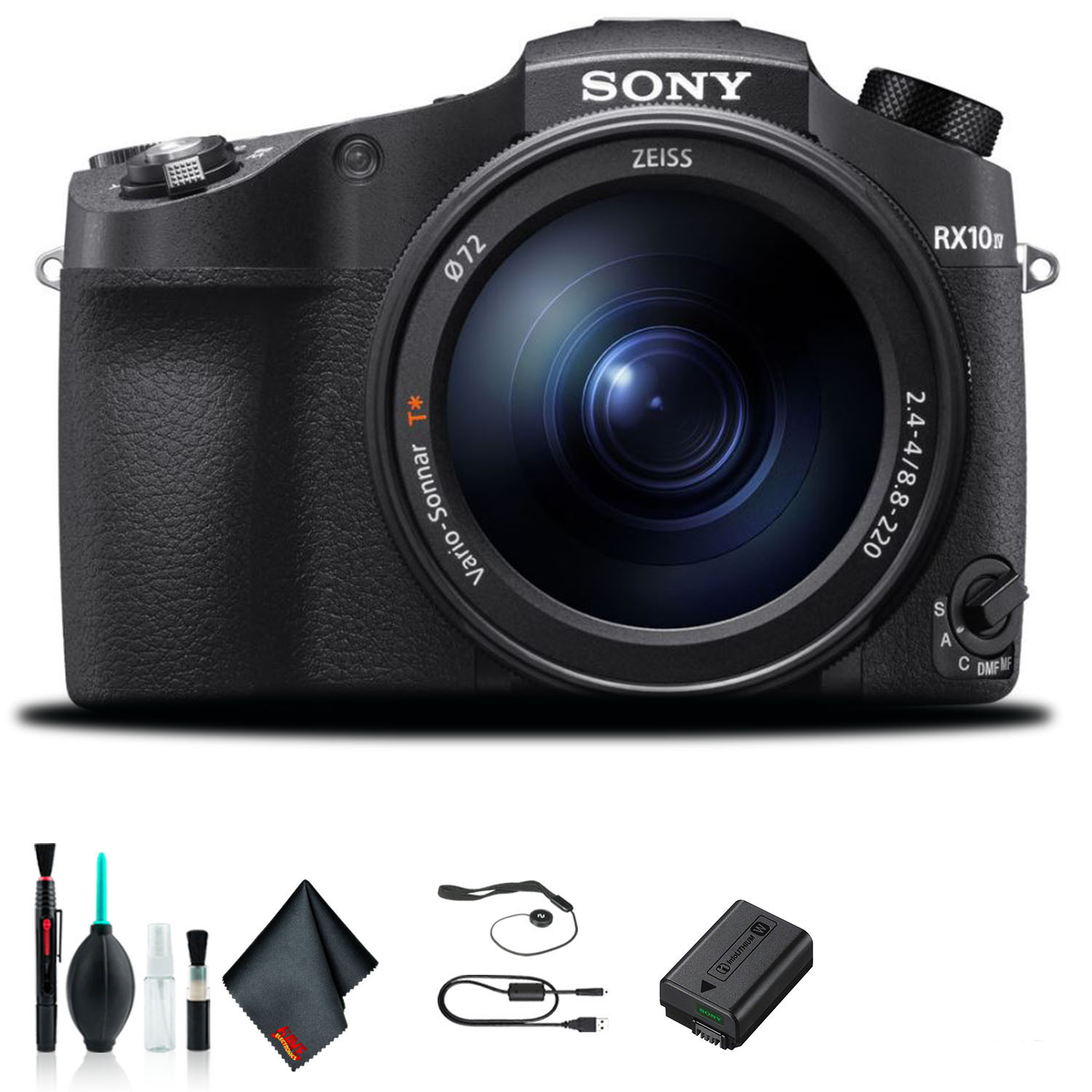 Sony Cyber-Shot DSC-RX10 IV Camera DSCRX10M4/B Starter Kit