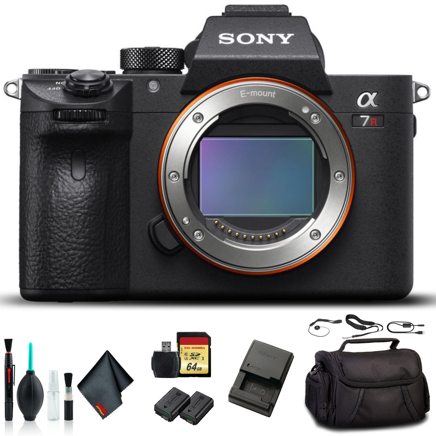 Sony Alpha a7R III Mirrorless Camera ILCE7RM3/B with Soft Bag