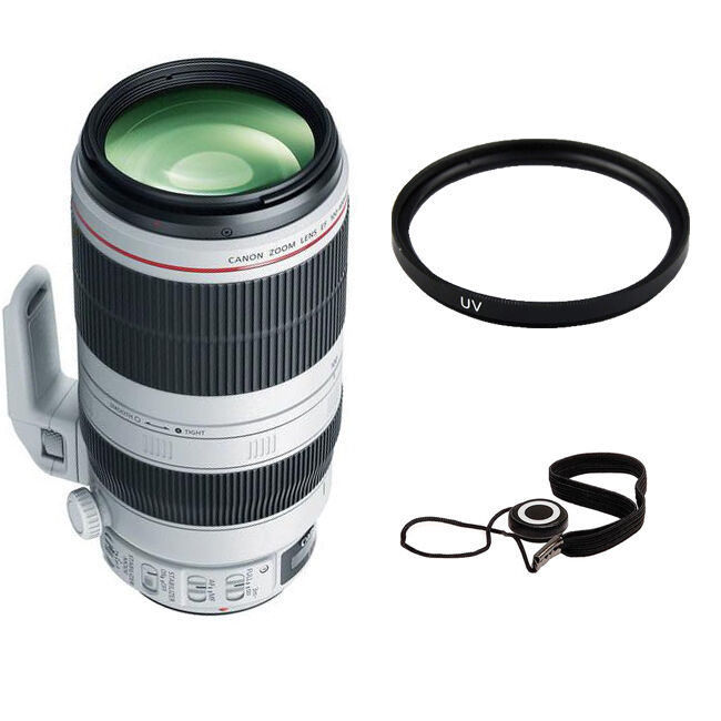 Starter Bundle Canon EF 100-400mm f//4.5-5.6L is II USM Lens International Version 9524B002