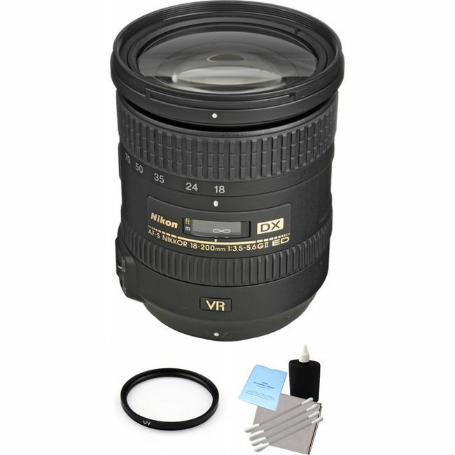 Nikon Nikkor AFS 18200mm F/3.55.6 II VR DX Lens + UV Filter & Cleaning Kit eBay