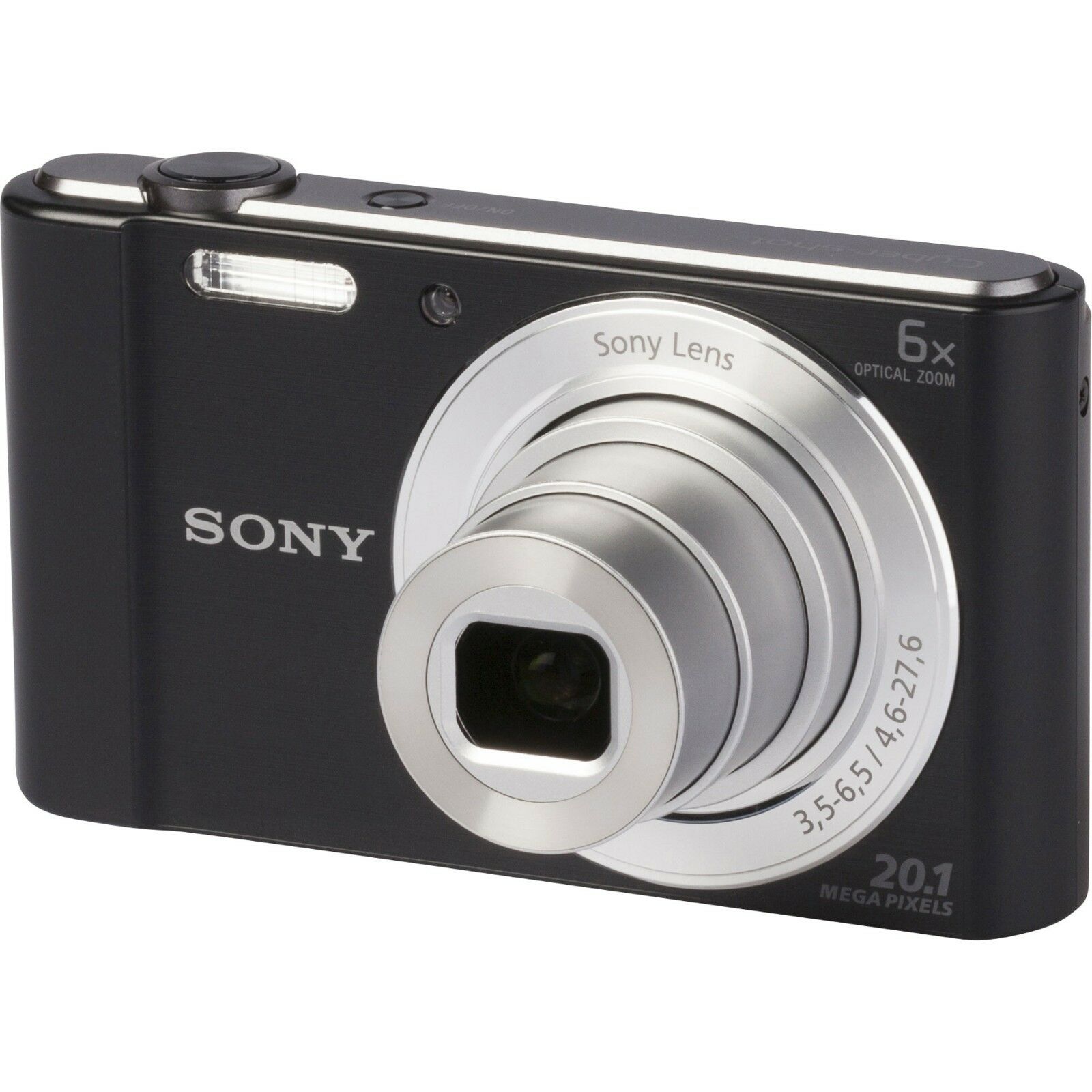 Sony Cybershot DSCW810 Digital Camera Black + 2 Batteries, 16GB