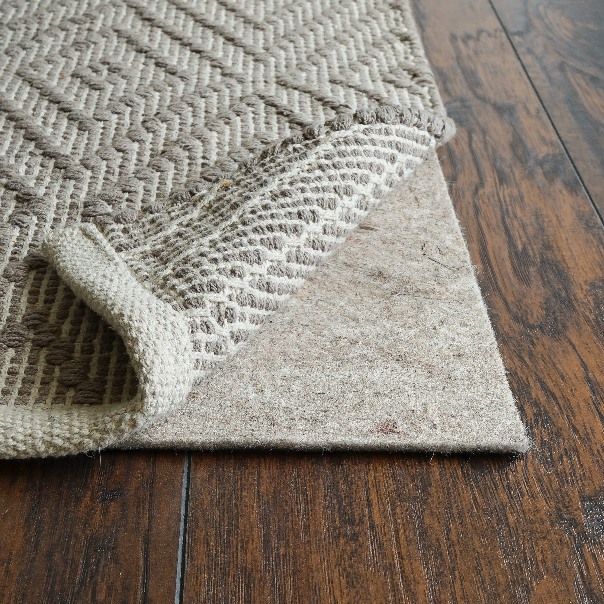 RUGPADUSA - Ultra Black - Felt & Rubber - Non-Slip Cushion Rug Pad - Picture 8 of 15