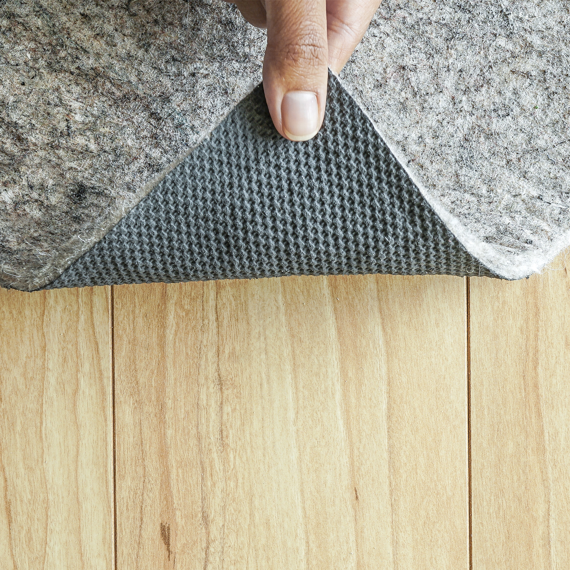 RUGPADUSA - Ultra Black - Felt & Rubber - Non-Slip Cushion Rug Pad - Picture 9 of 15