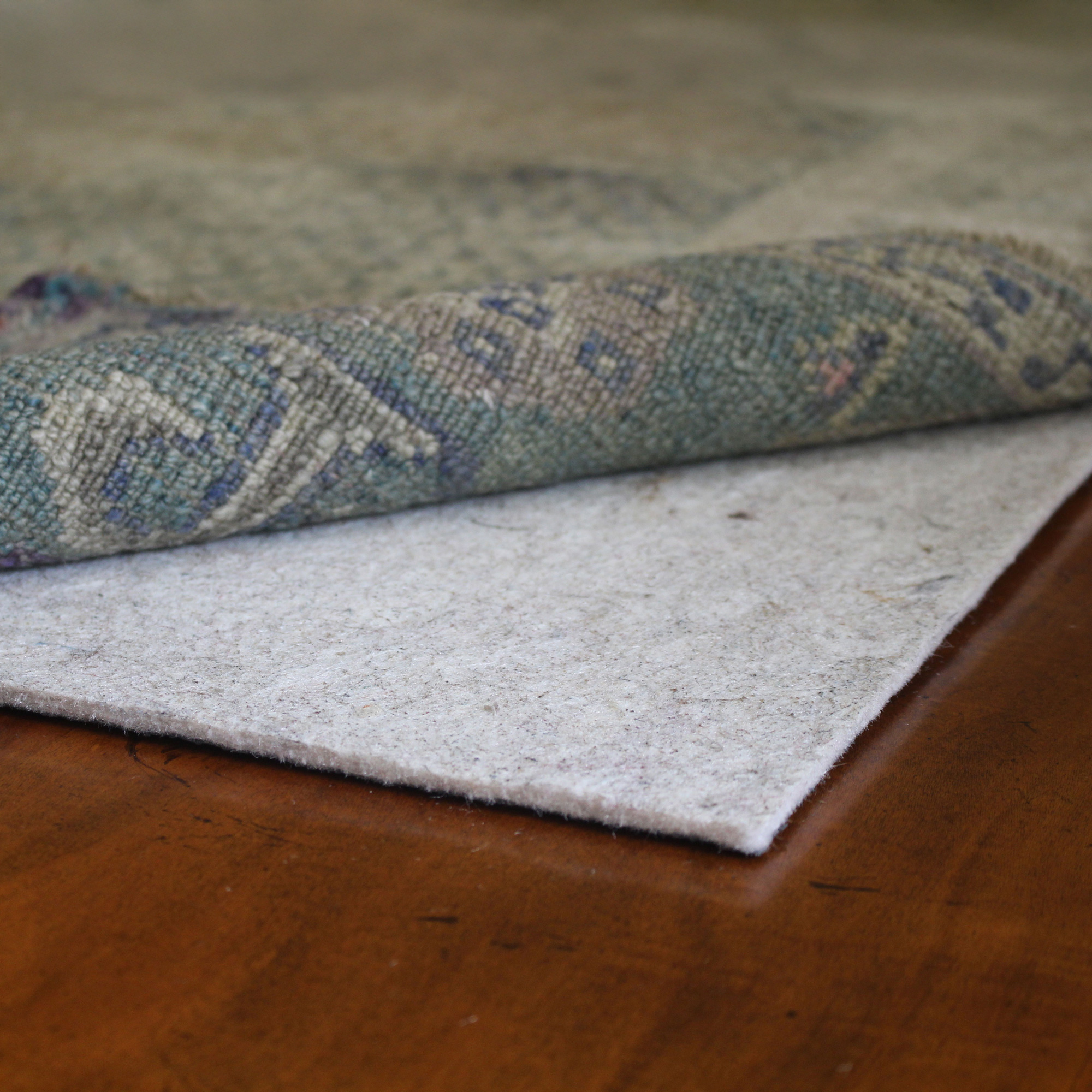 RUGPADUSA - Ultra Black - Felt & Rubber - Non-Slip Cushion Rug Pad - Picture 10 of 15