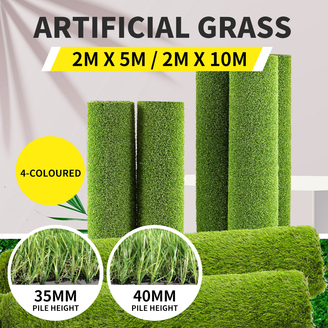 Artificial Grass Fake Flooring Mat Synthetic Turf Outdoor Garden