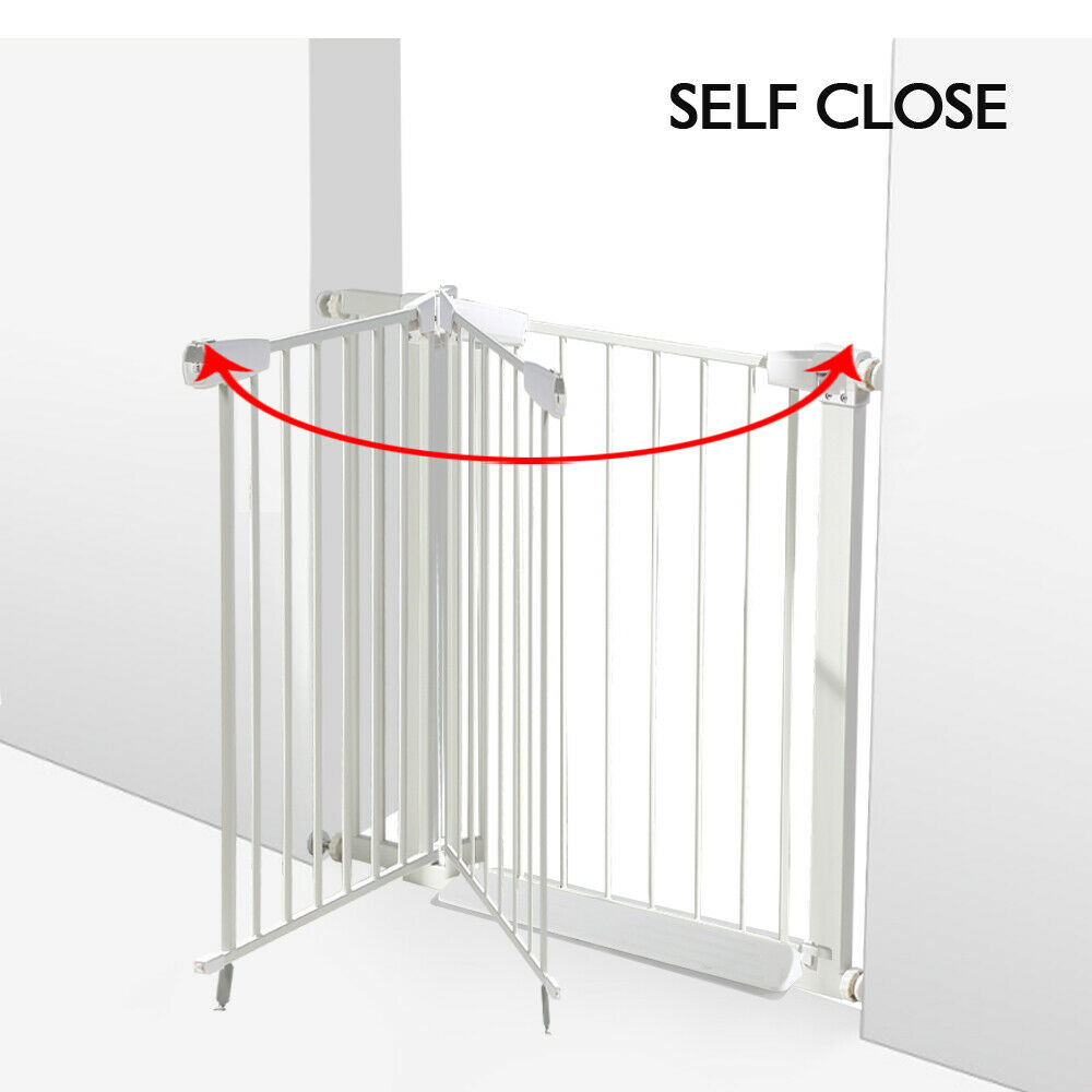 extra tall extending metal pet gate