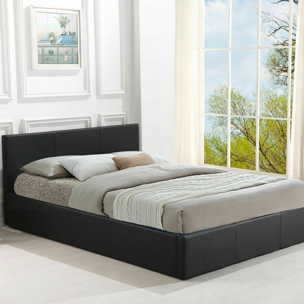 Levede Bed Frame Base With Storage Gas Lift Single Double Queen King