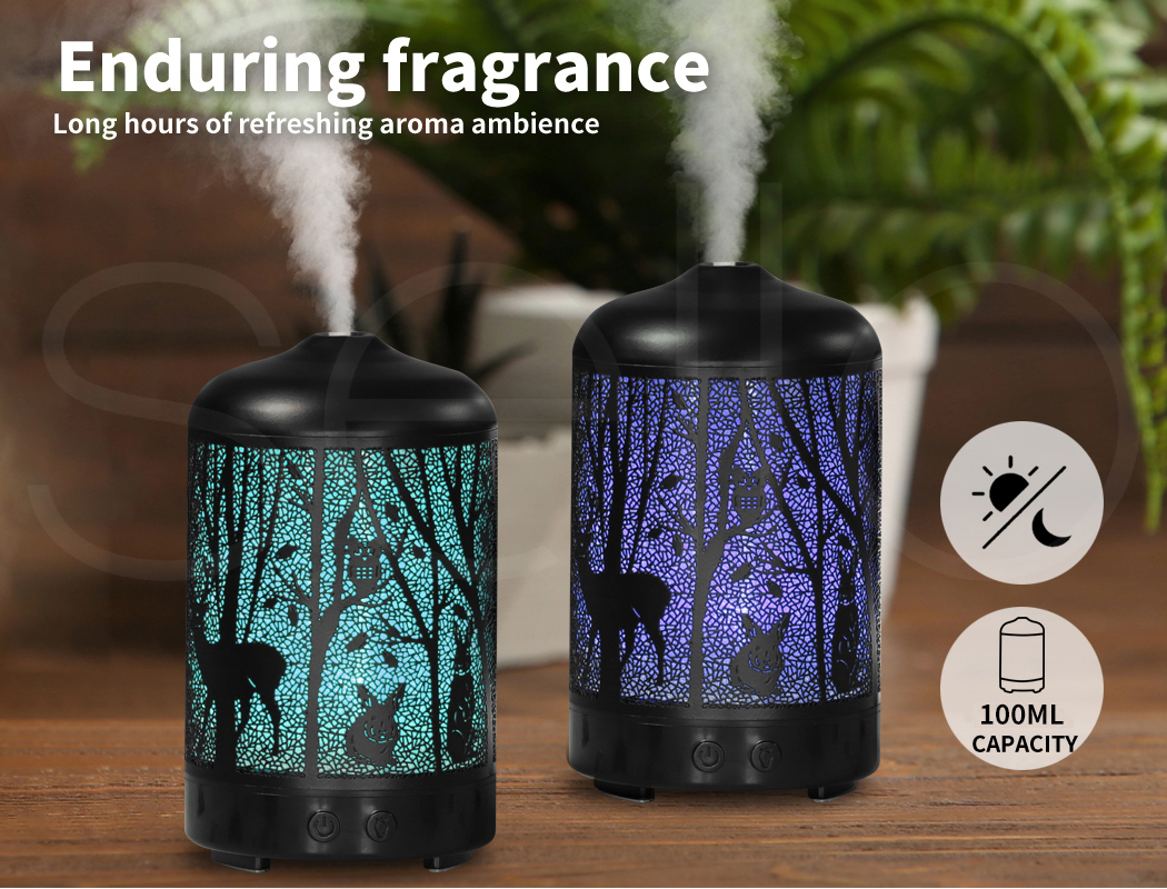 Aromatherapy Diffuser 3D Aroma Essential Oils Ultrasonic Air Humidifier Purifier - Picture 17 of 36