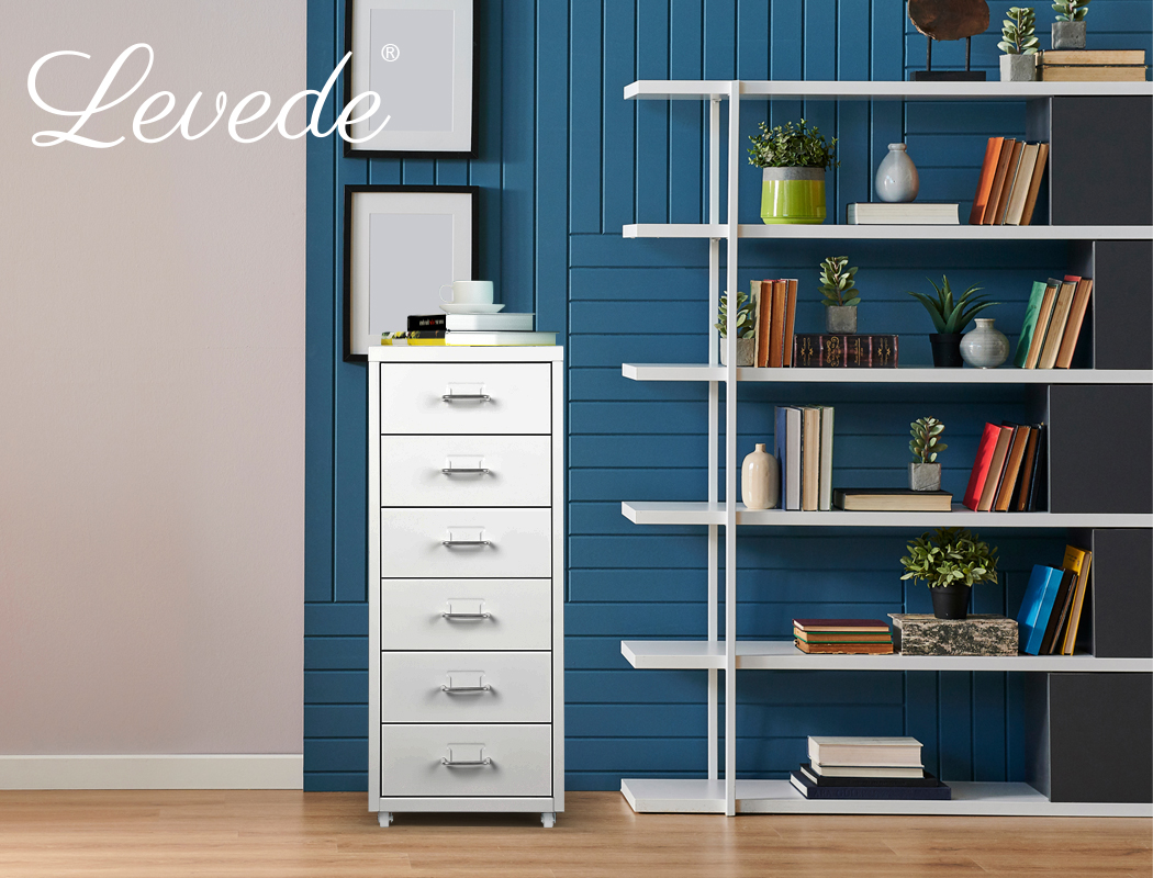 Levede Filing Cabinets Steel Chest of Drawers Storage Cabinet Home Office - Picture 172 of 190
