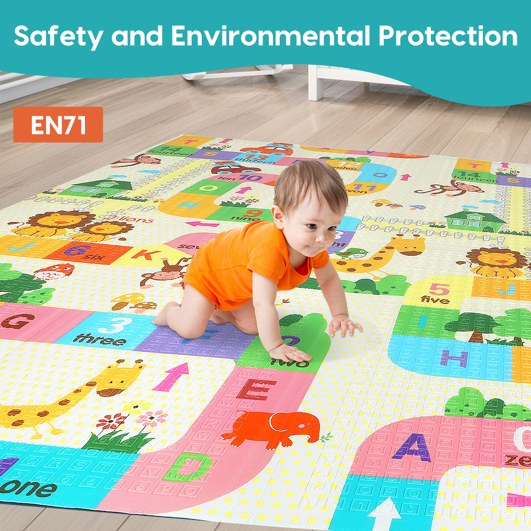 Bopeep Kids Play Mat Baby Crawling Pad Floor Foldable XPE Foam Non-slip 1.8x2m - Picture 48 of 53