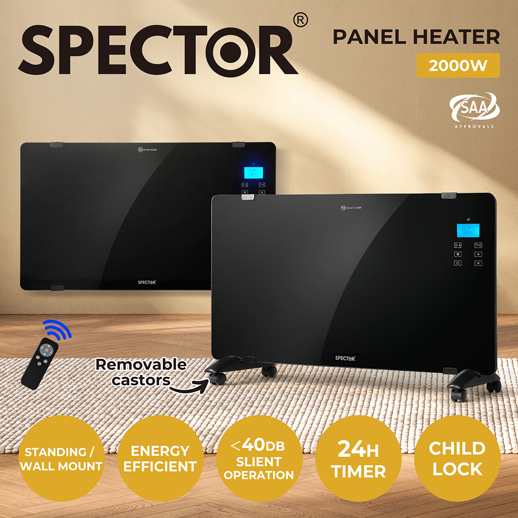Spector Electric Heater Portable Fast Heating Tower Heaters Remote Control Timer - Picture 14 of 131