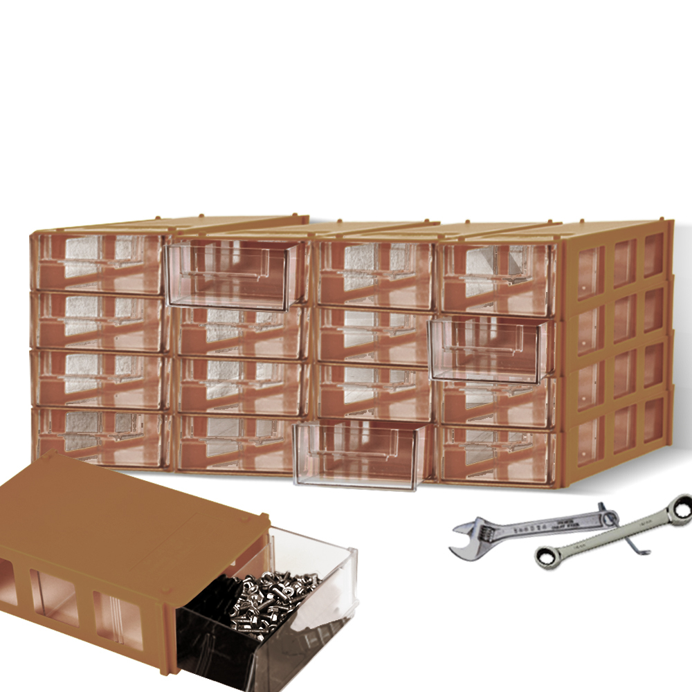 12 16 20 40 Multi Drawer Storage Cabinet Unit Nail Screw Craft
