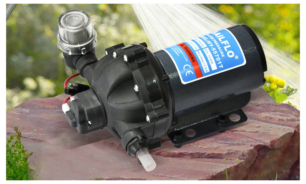 12V 4/6/8/20 Lpm SelfPriming Water Pump High Pressure Caravan Camping