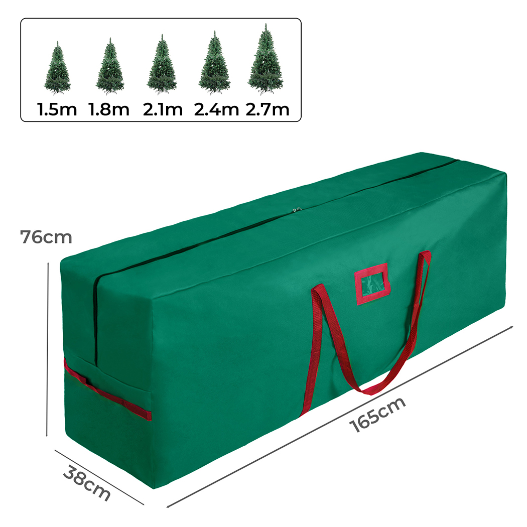 Christmas Tree Storage Bag 1.5-2.7M Holiday Decoration Zip Oxford Heavy Duty - Picture 29 of 50