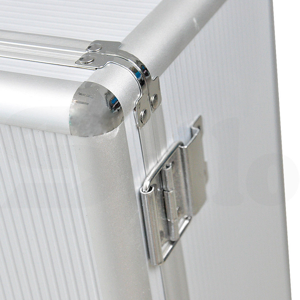 CD DVD Case Storage Box Blu-ray Lock Portable Aluminium Holder 240/500/1000 - Picture 25 of 43