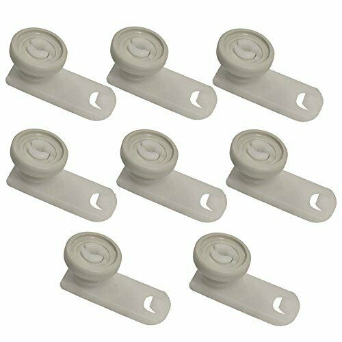 Genuine Miele Dishwasher Basket Wheels Upper Rail Support (Pack of 8