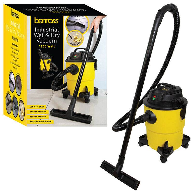 Benross 43719 20L Wet & Dry Industrial Vacuum Cleaner (Suck & Blow