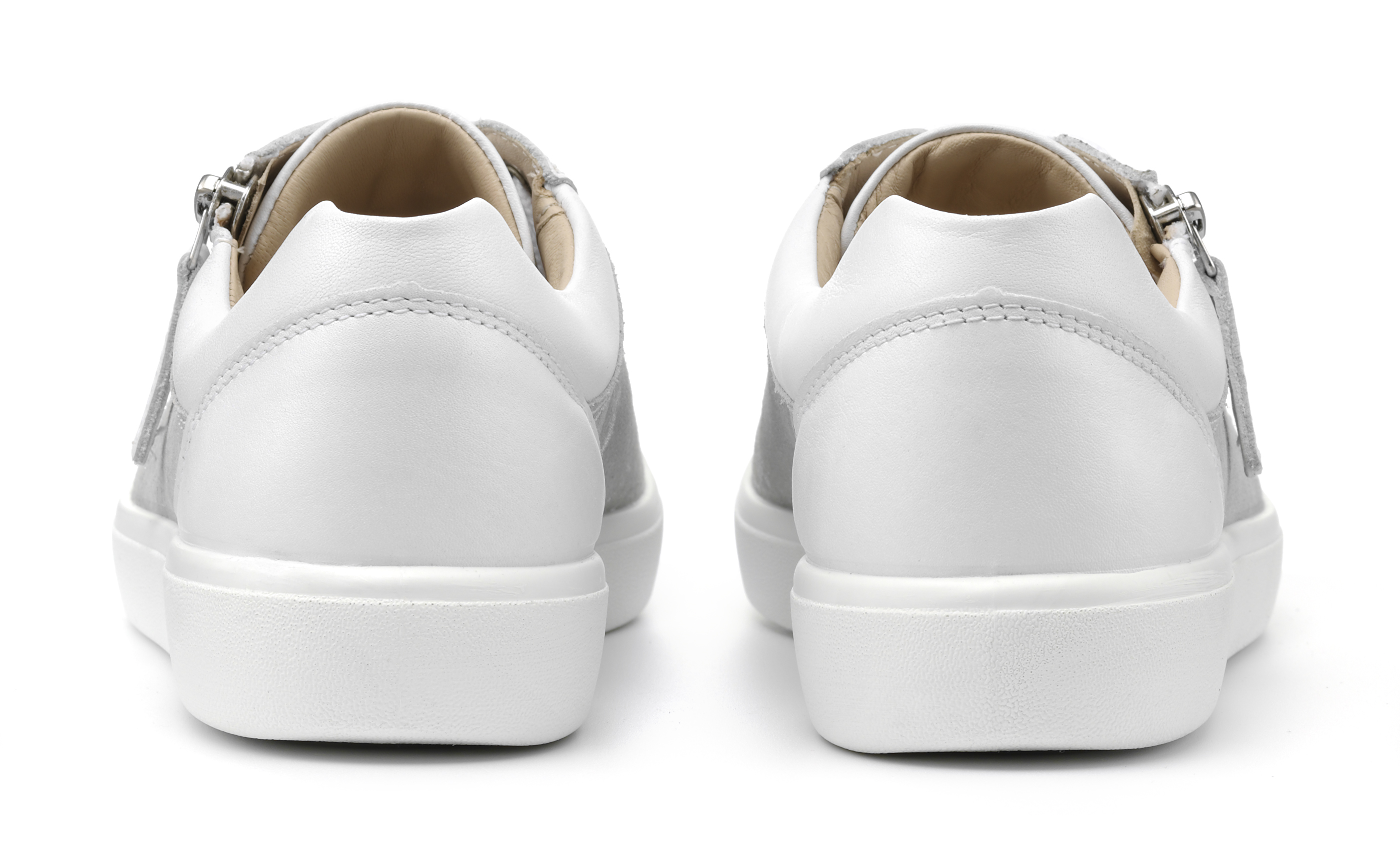 Hotter Women's Chase Wide Fit Deck Shoe Leather Zip Fastening Adult