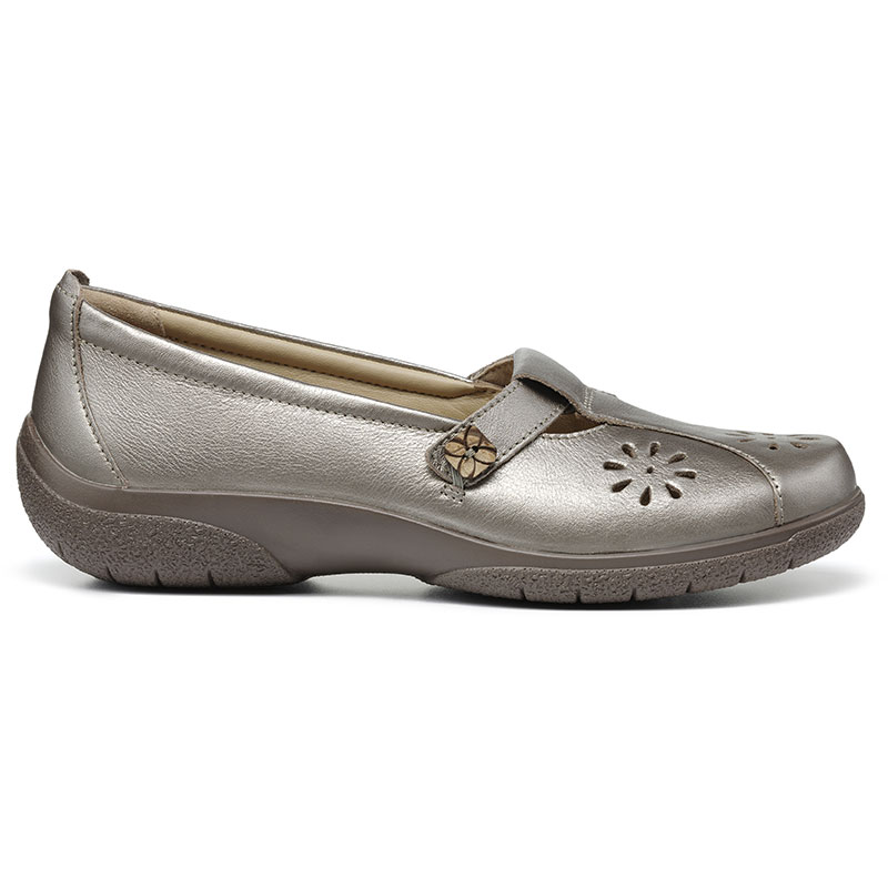 Hotter Women�s Nirvana TBar Shoe Nubuck Touch Fastening