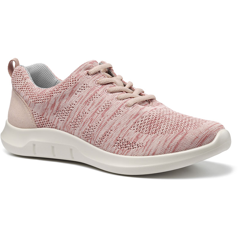 Hotter Women�s Nova Active Trainer Textile/Suede Lace Up