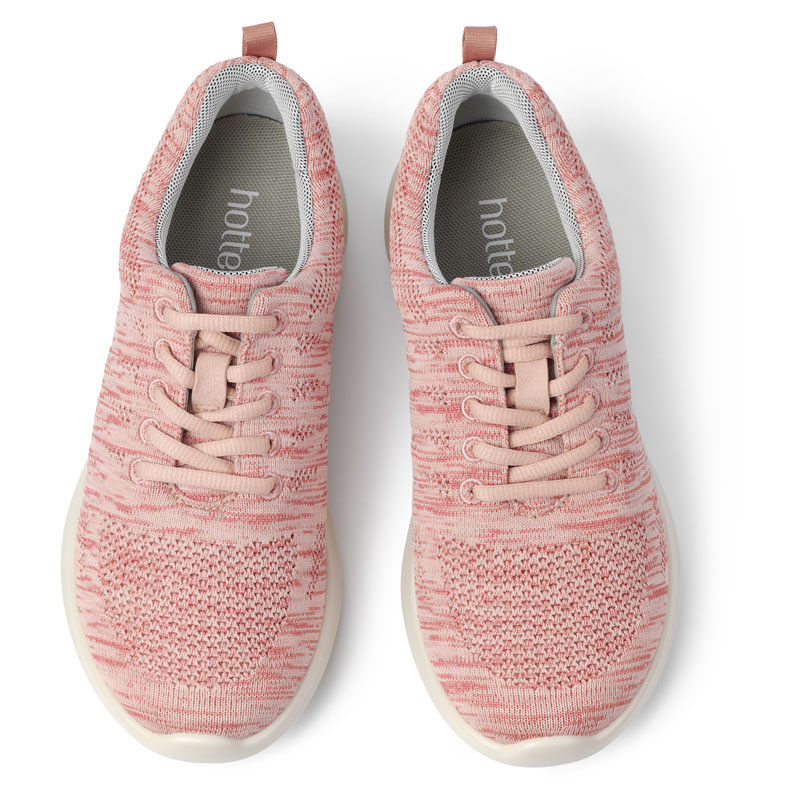 Hotter Women�s Nova Active Trainer Textile/Suede Lace Up