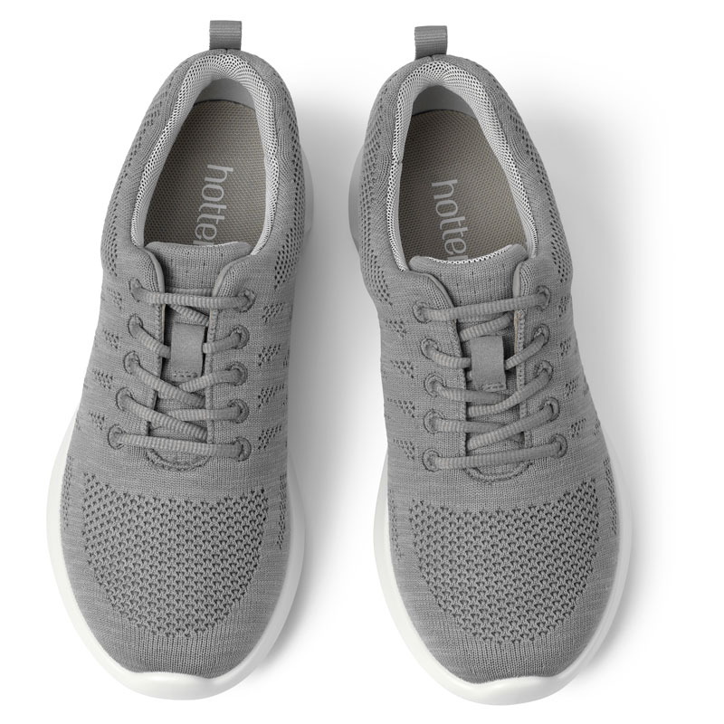 Hotter Women�s Nova Active Trainer Textile/Suede Lace Up