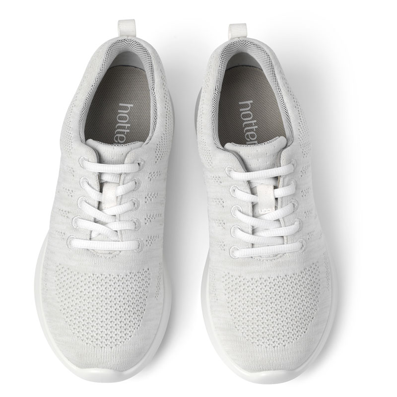 Hotter Women�s Nova Active Trainer Textile/Suede Lace Up