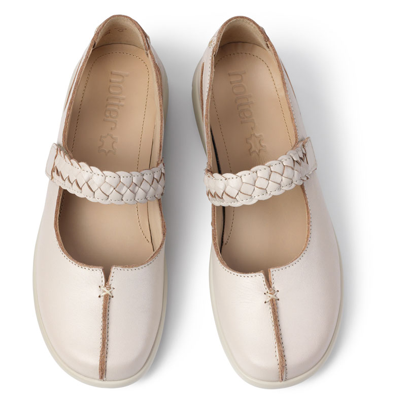 Hotter Women's Shake Mary Jane Shoe Leather Touch Fastening Adult