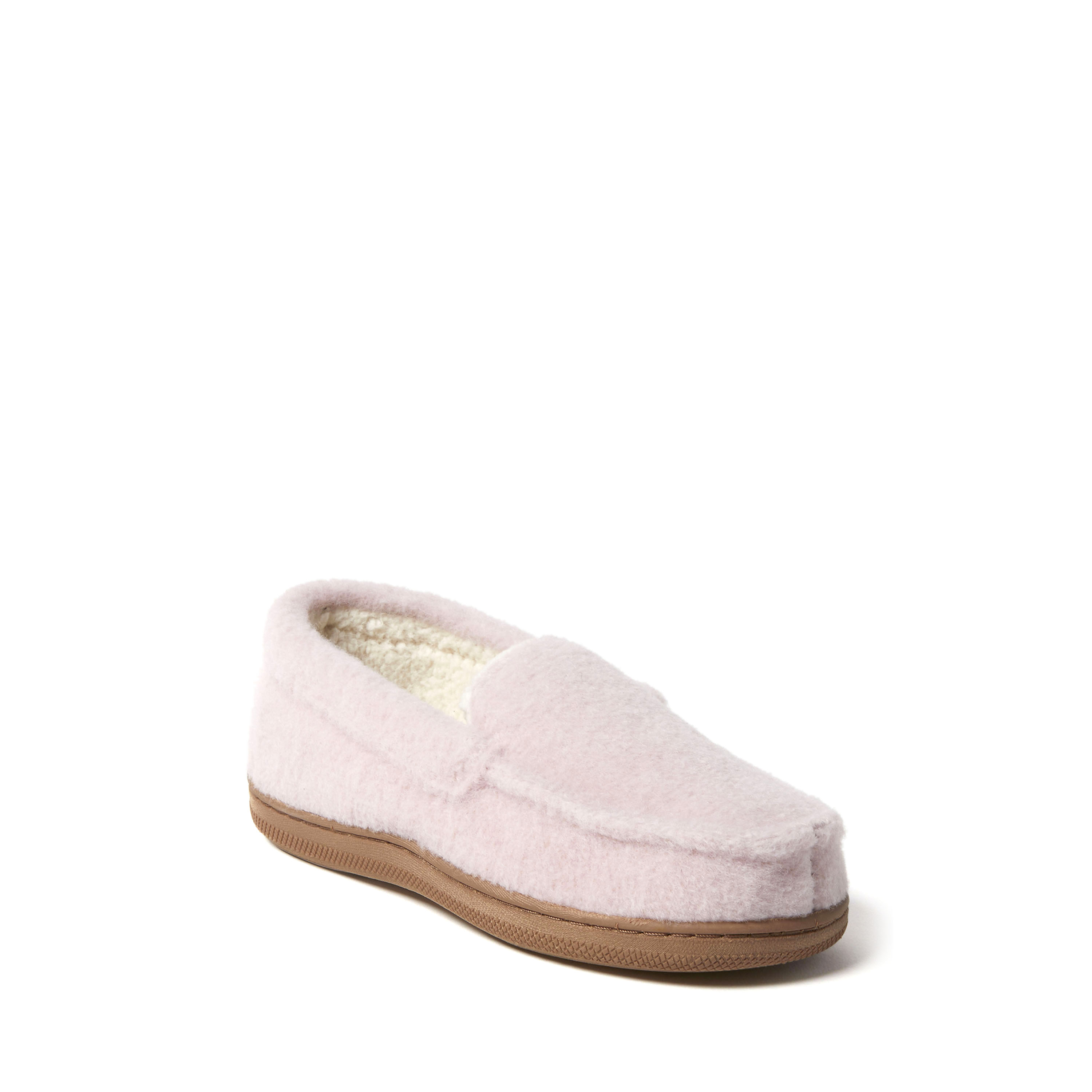 Dearfoams Kid's Amari Moccasin House Shoe Slipper - Picture 7 of 11