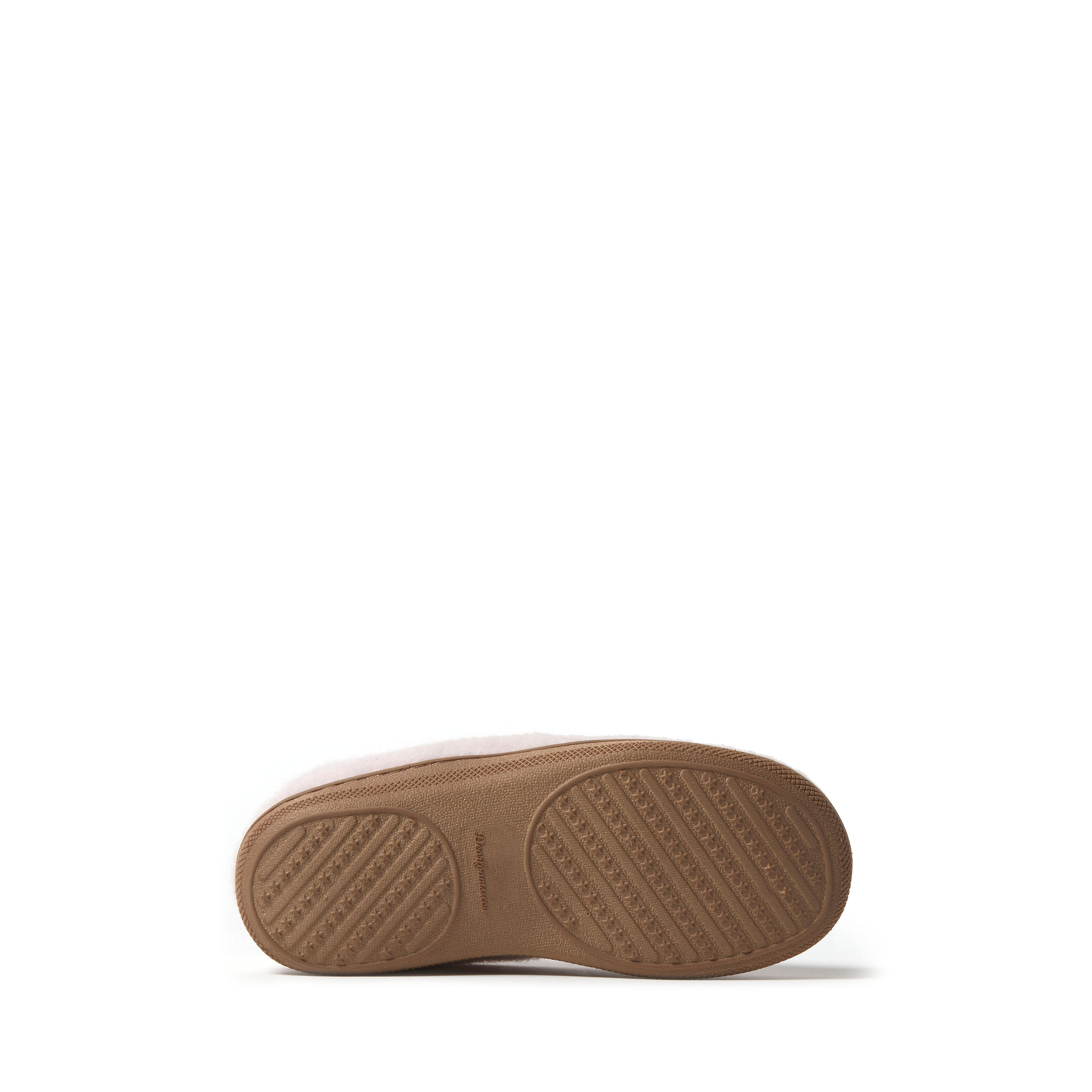 Dearfoams Kid's Amari Moccasin House Shoe Slipper - Picture 11 of 11