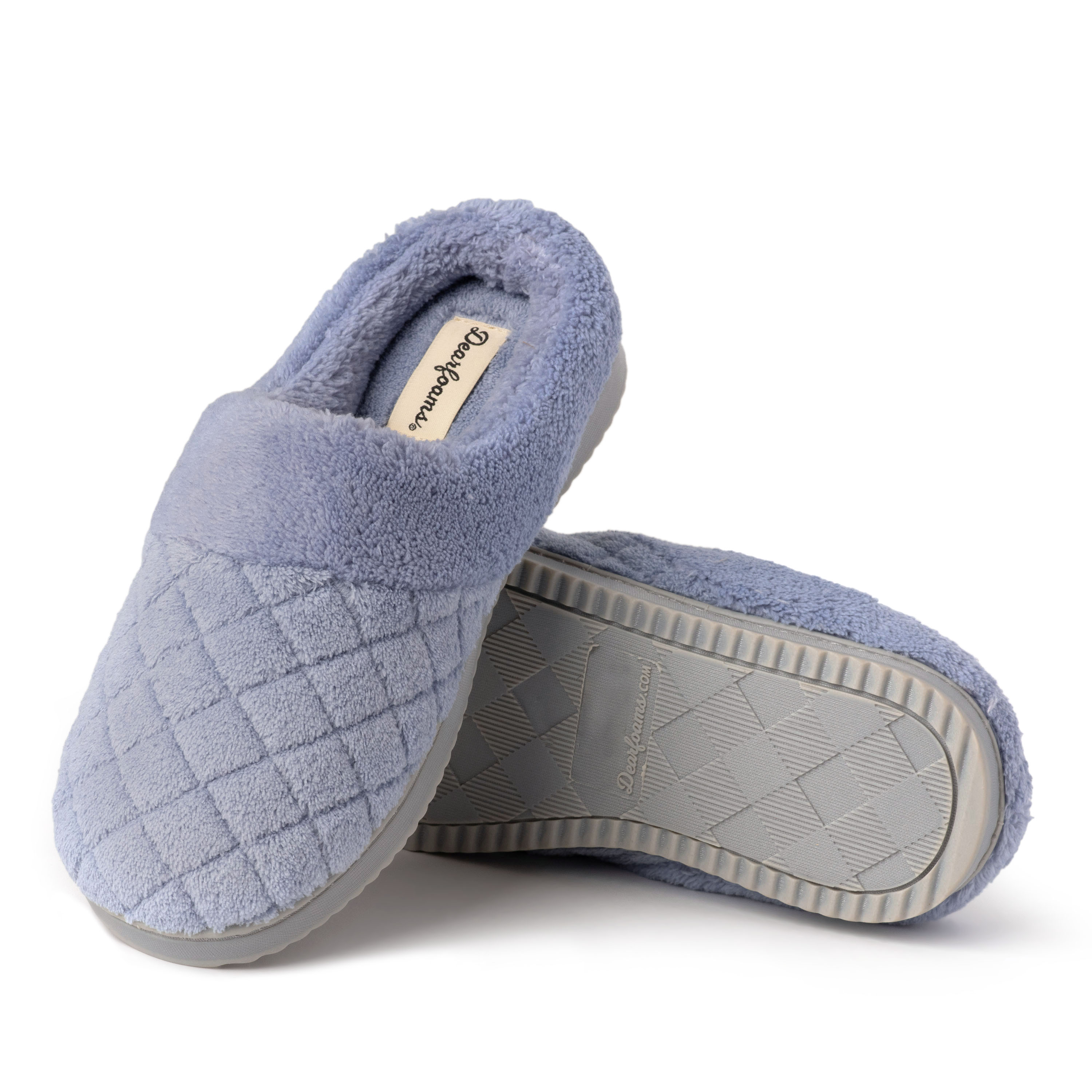 Dearfoams Women's Libby Quilted Terry Clog House Slipper - Picture 8 of 21