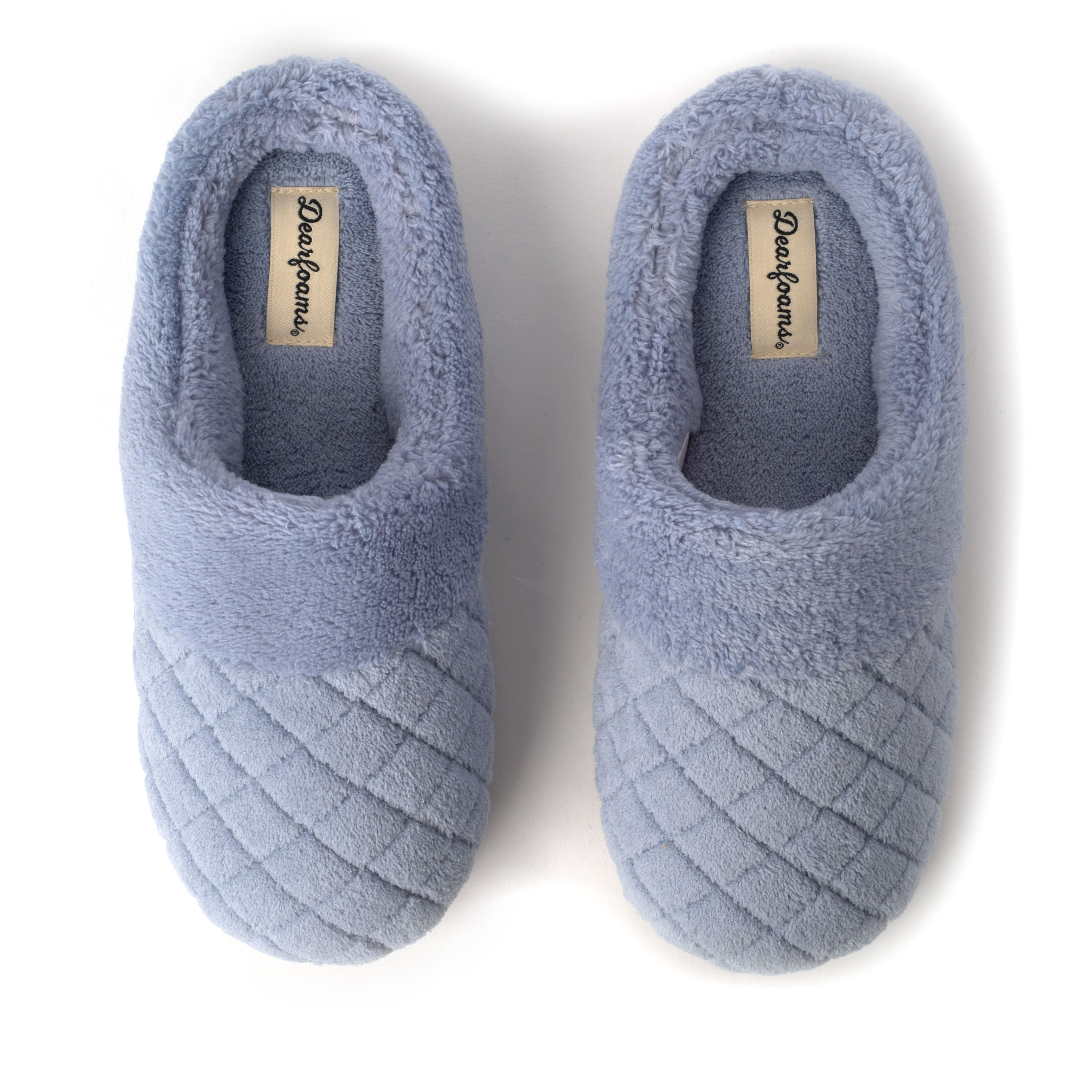 Dearfoams Women's Libby Quilted Terry Clog House Slipper - Picture 10 of 21