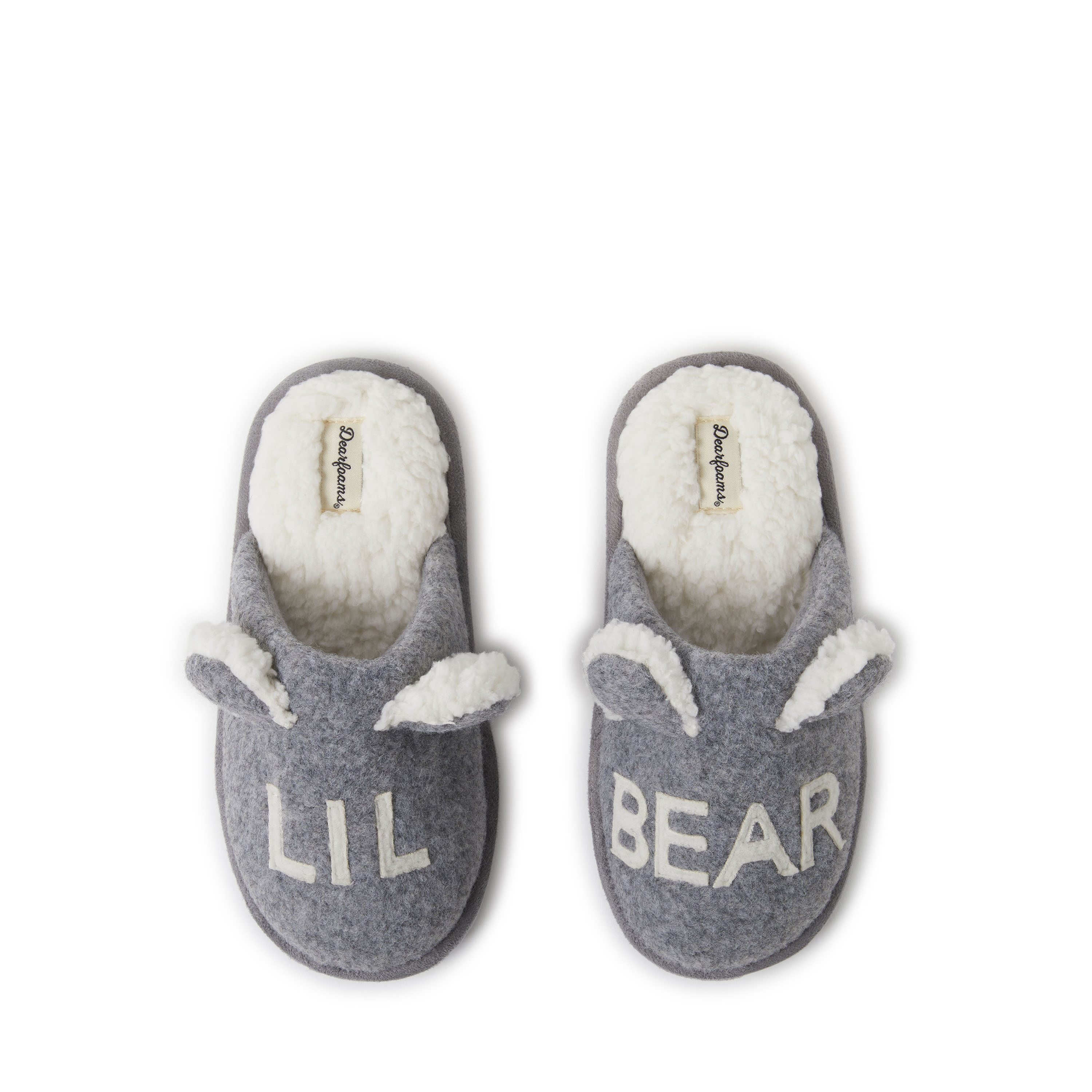 Zapatillas raspadas familiares Dearfoams para niños Casey Lil Bear - Imagen 2 de 31